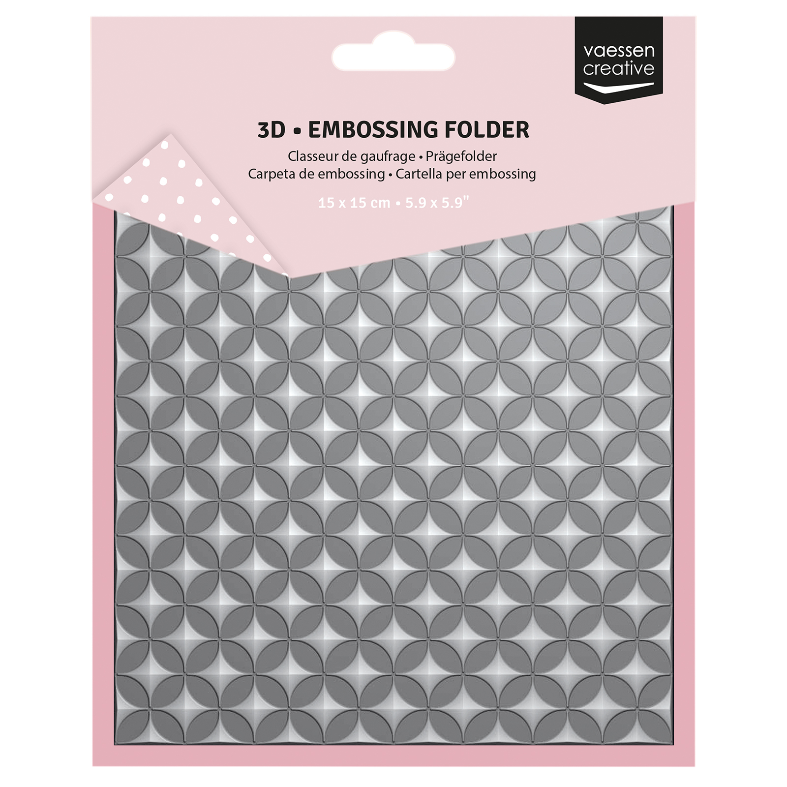 Vaessen Creative • 3D Embossing Folder Stelle Grafiche 15x15cm