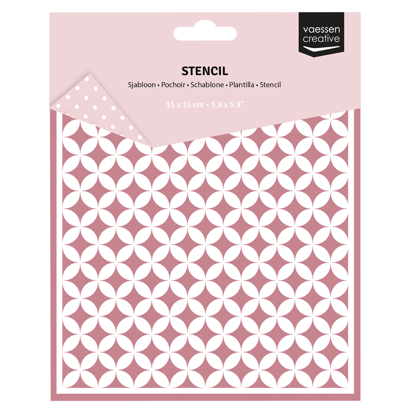 Vaessen Creative • Stencil Stelle Grafiche 15x15cm