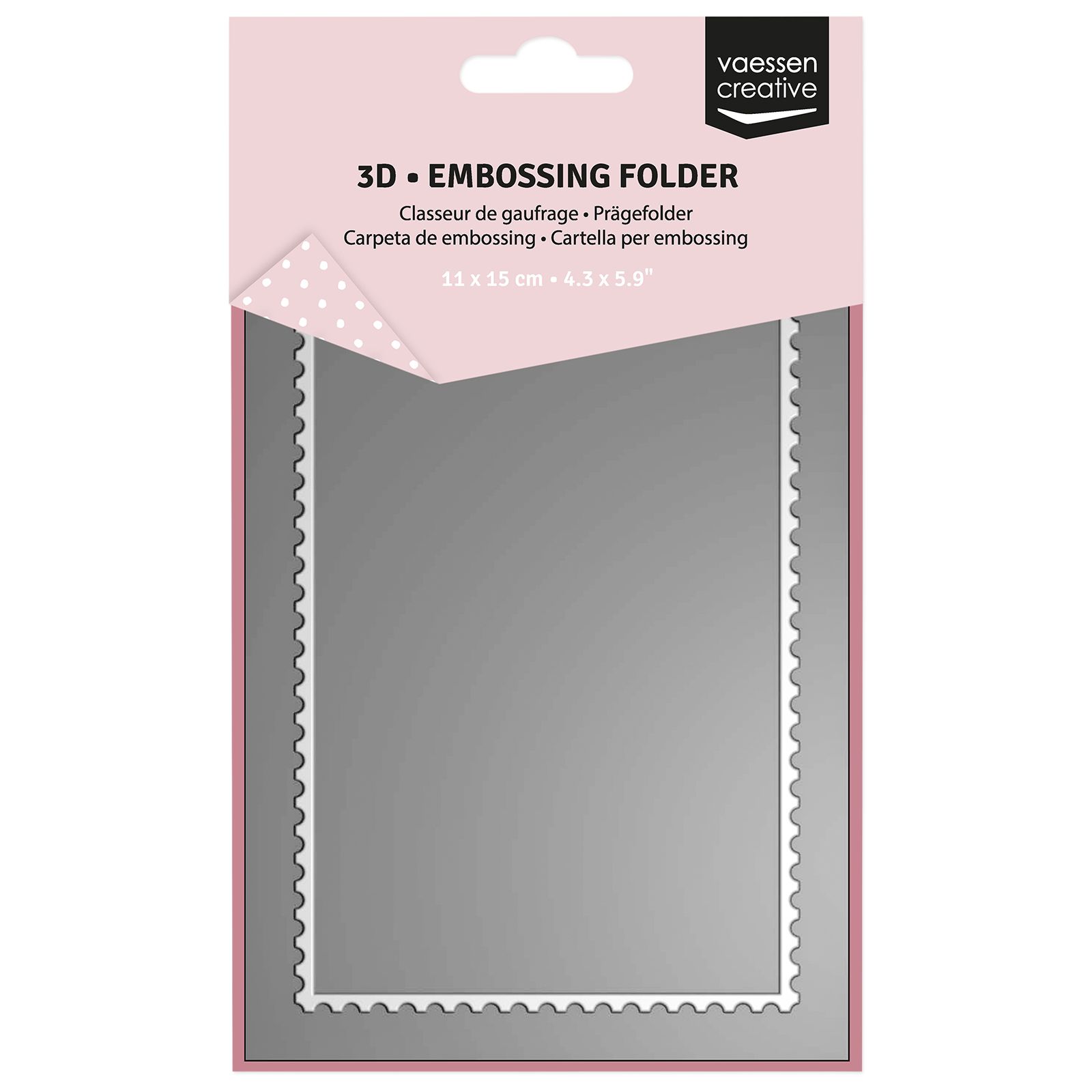 Vaessen Creative • 3D Embossing Folder Stamp 4.3x5.9″