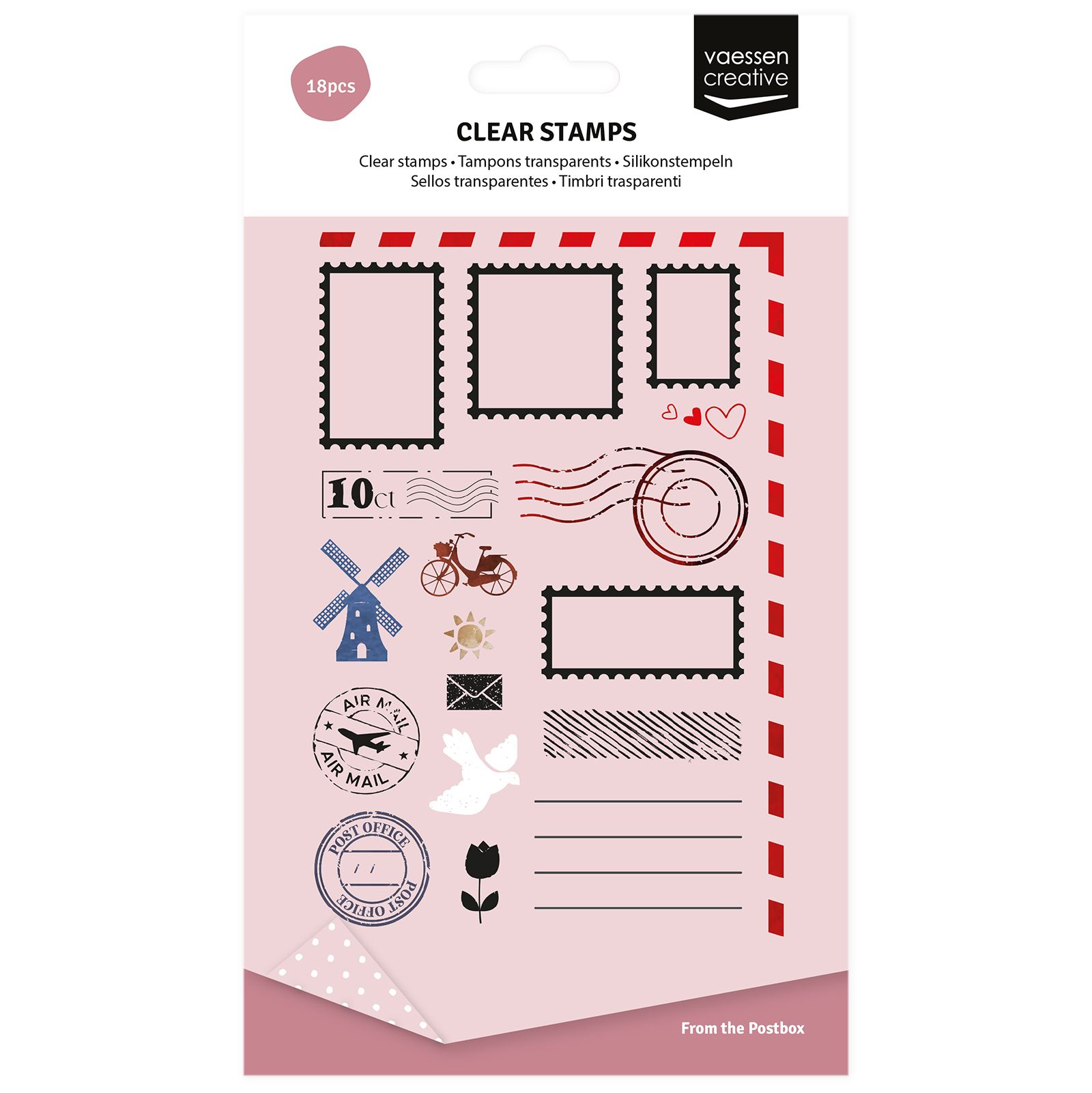 Vaessen Creative • Clear Stamps From the Postbox A6 18st.