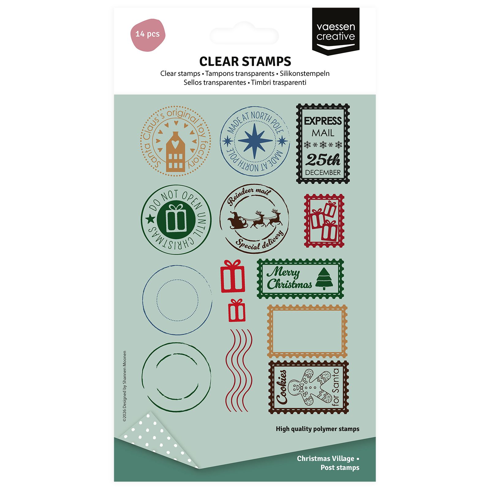 Vaessen Creative • Clear Stamps Set Stamps A6 14pcs