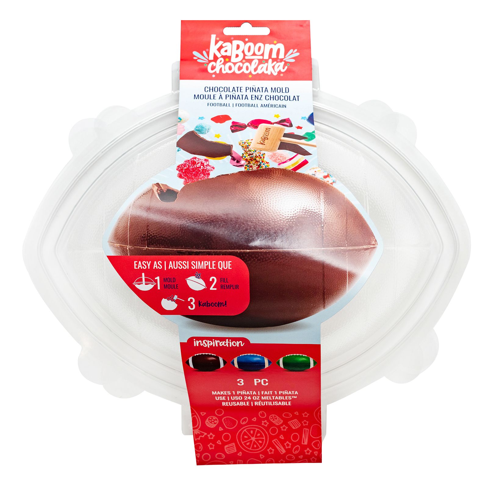 Kaboom Chocolaka • Chocolate piñata mold Football