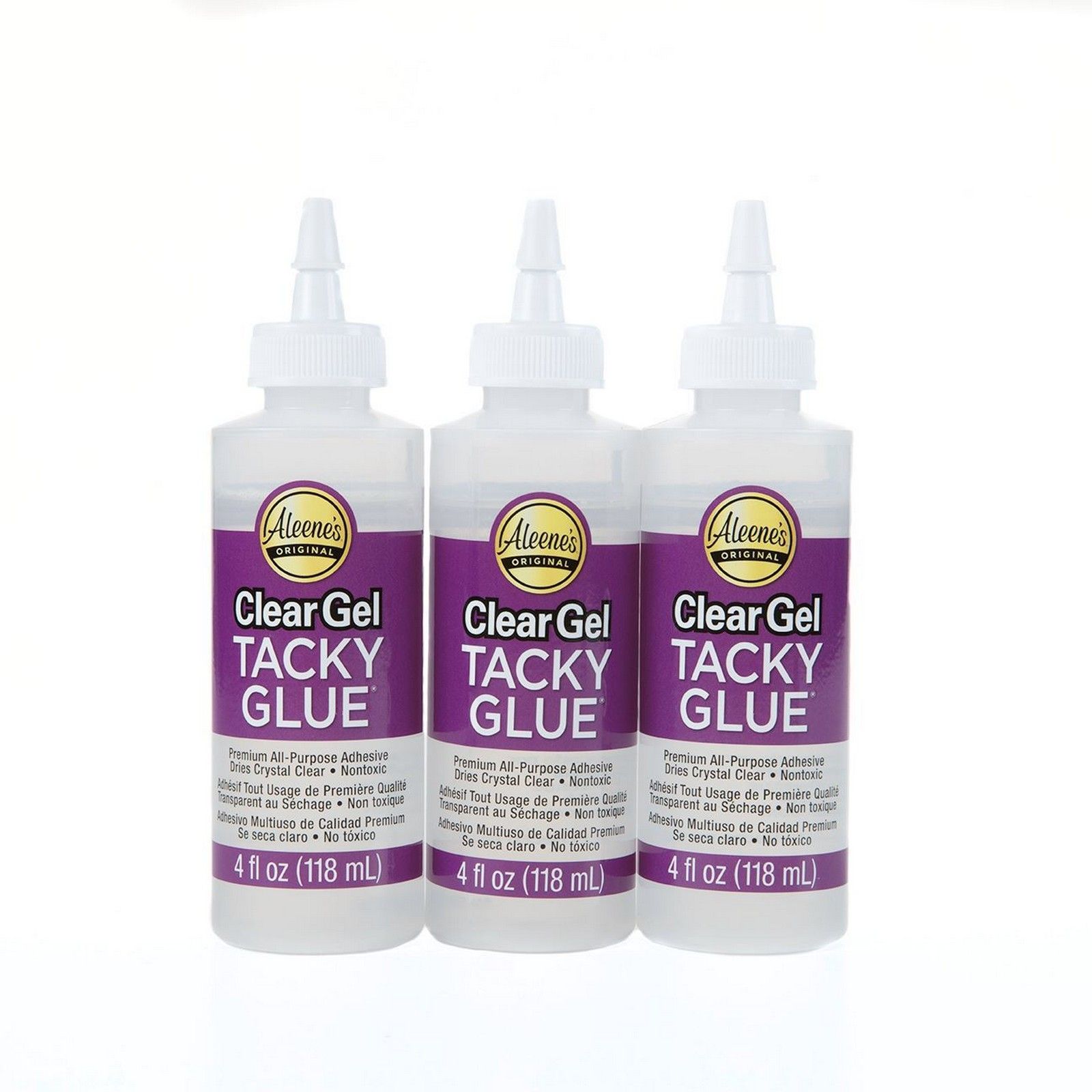 Aleene's • Clear gel tacky glue 118ml 3pcs