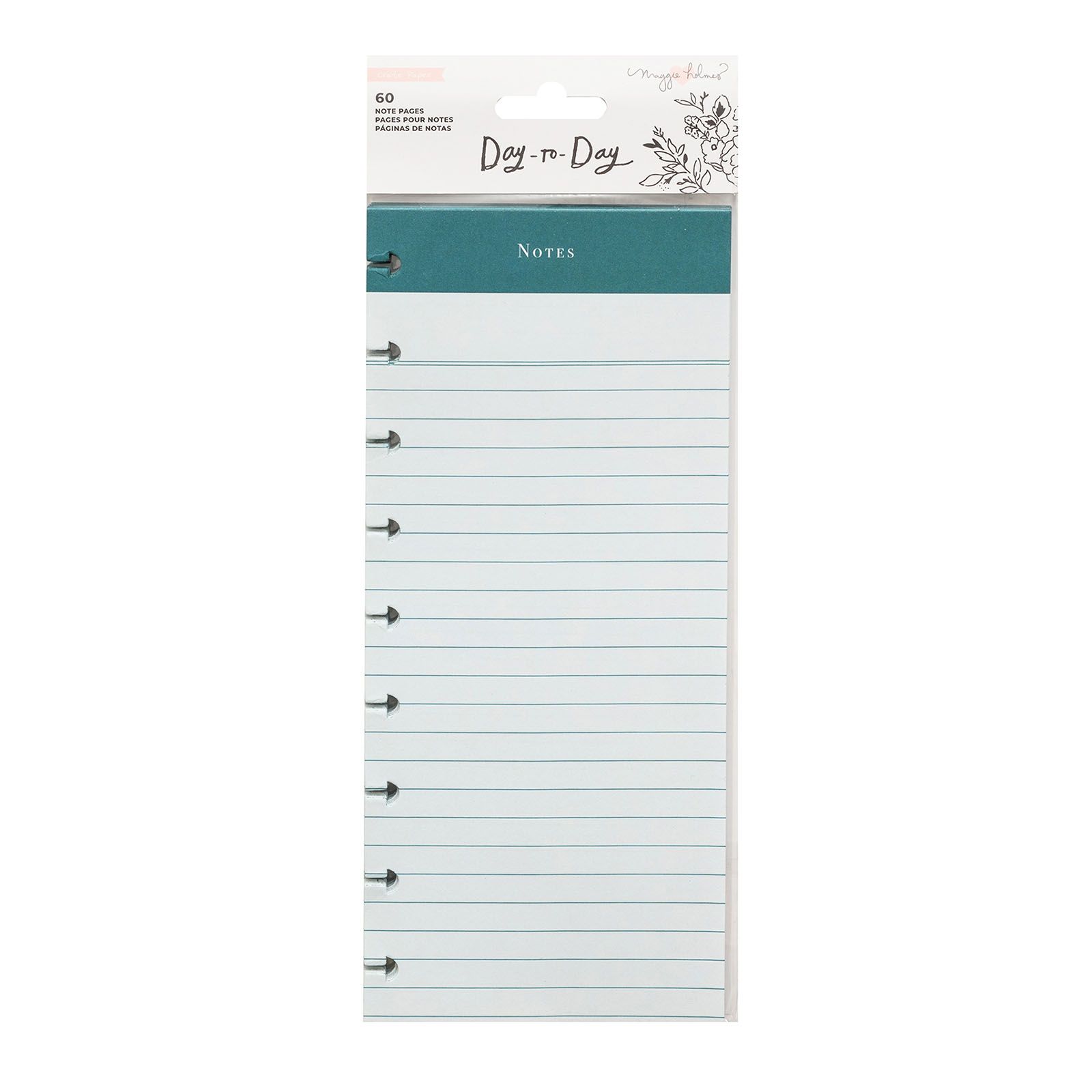Crate Paper • Day-to-Day disc planner Notes and meal plan