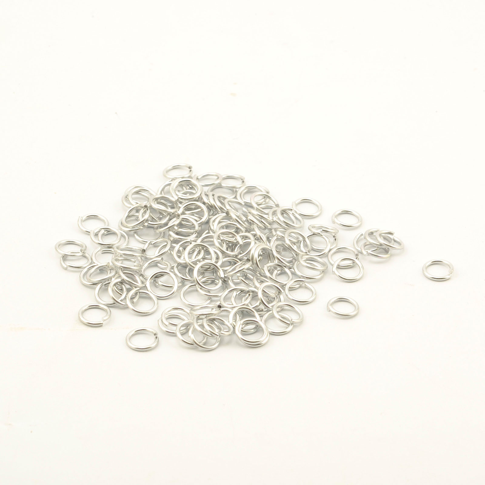 Vaessen Creative • Aluminium-Sprung-Ringe 7,25mm 150pcs Silver