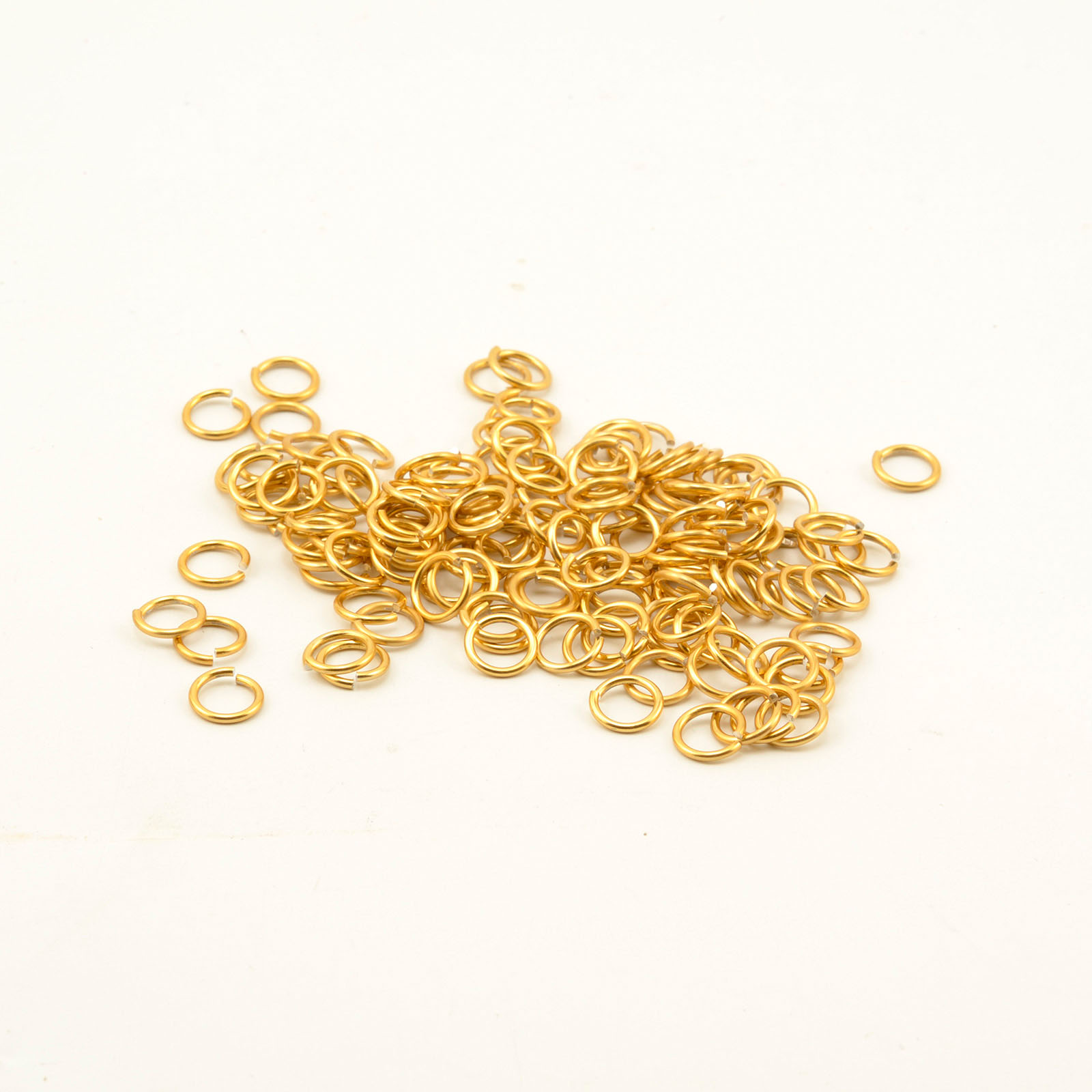 Vaessen Creative • Aluminium Jump Rings 7,25mm 150pcs Light gold