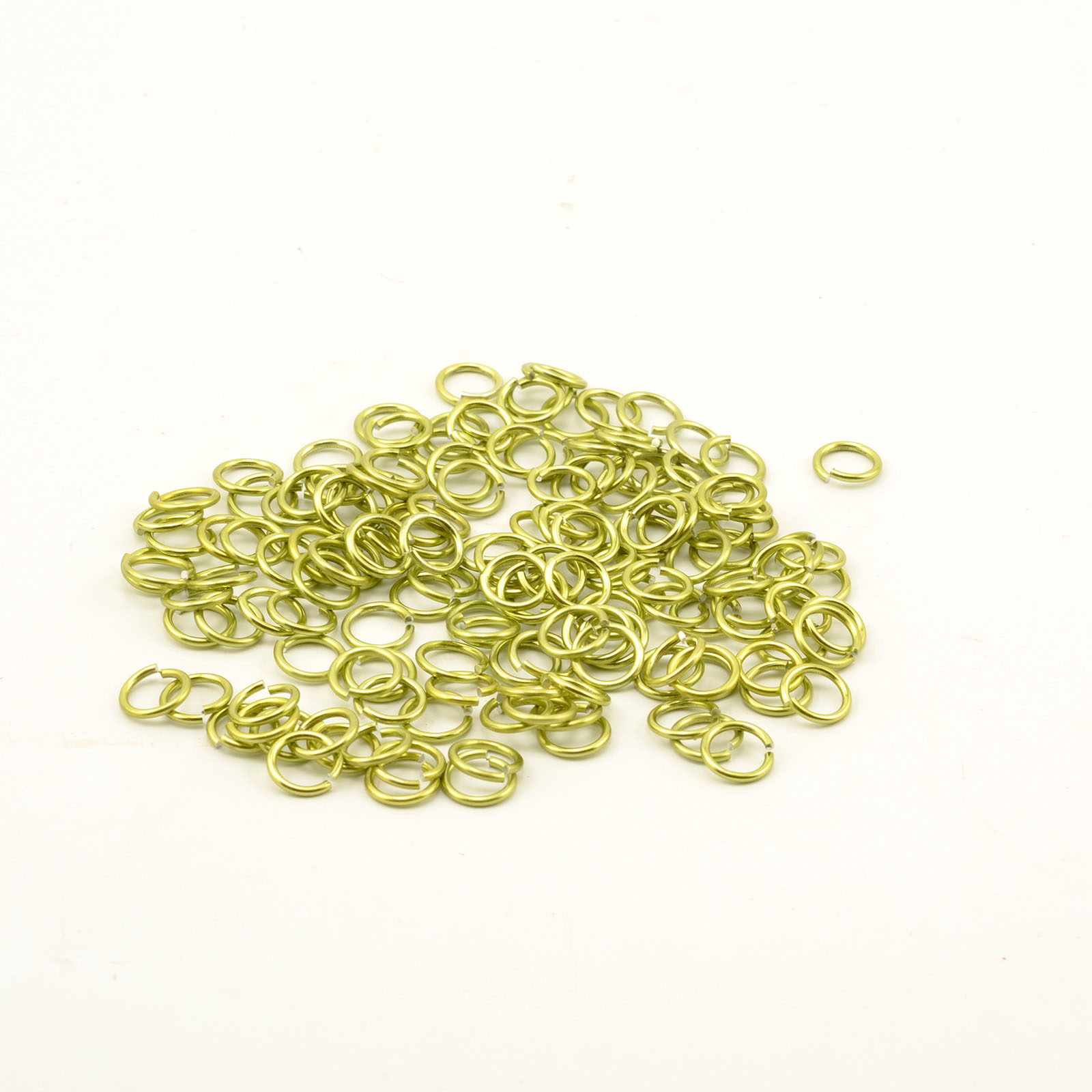 Vaessen Creative • Anelli di Salto in Alluminio 7,25mm 150pcs Apple green