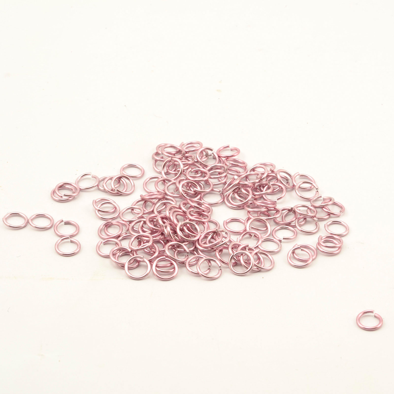 Vaessen Creative • Anillas de Salto de Aluminio 7,25mm 150pcs Rose