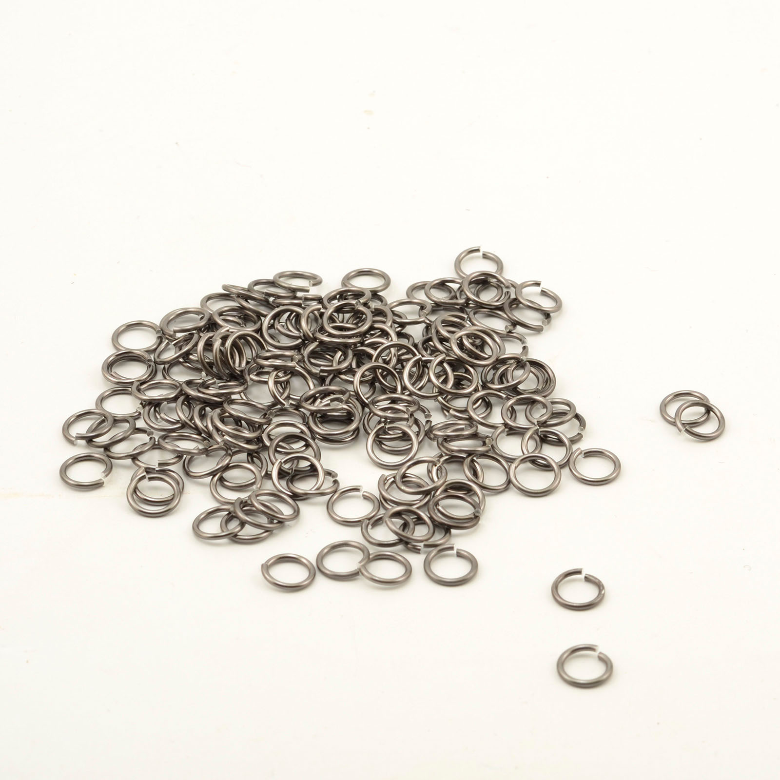 Vaessen Creative • Aluminium Springringen 7,25mm 150pcs Anthracite