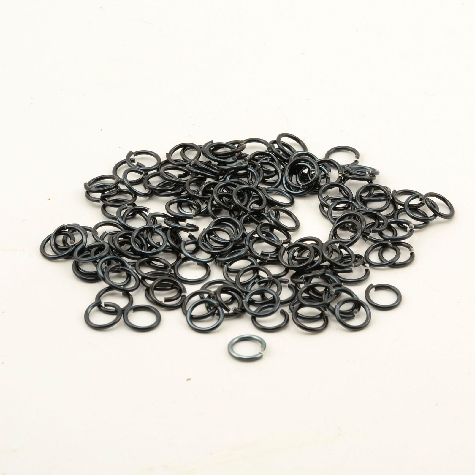 Vaessen Creative • Aluminium Jump Rings 7,25mm 150pcs Black