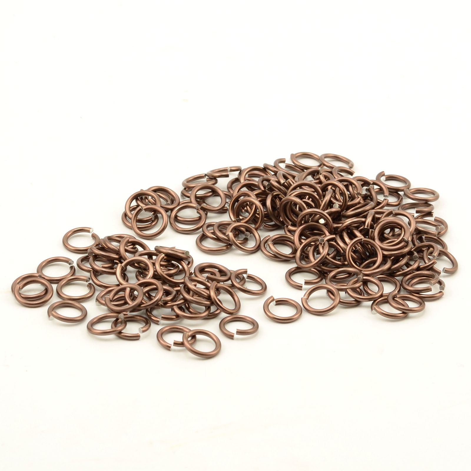 Vaessen Creative • Aluminium Jump Rings 10mm 135pcs Chocolate