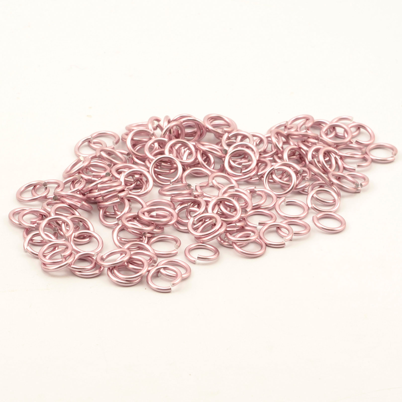 Vaessen Creative • Aluminium Springringen 10mm 135pcs Rose