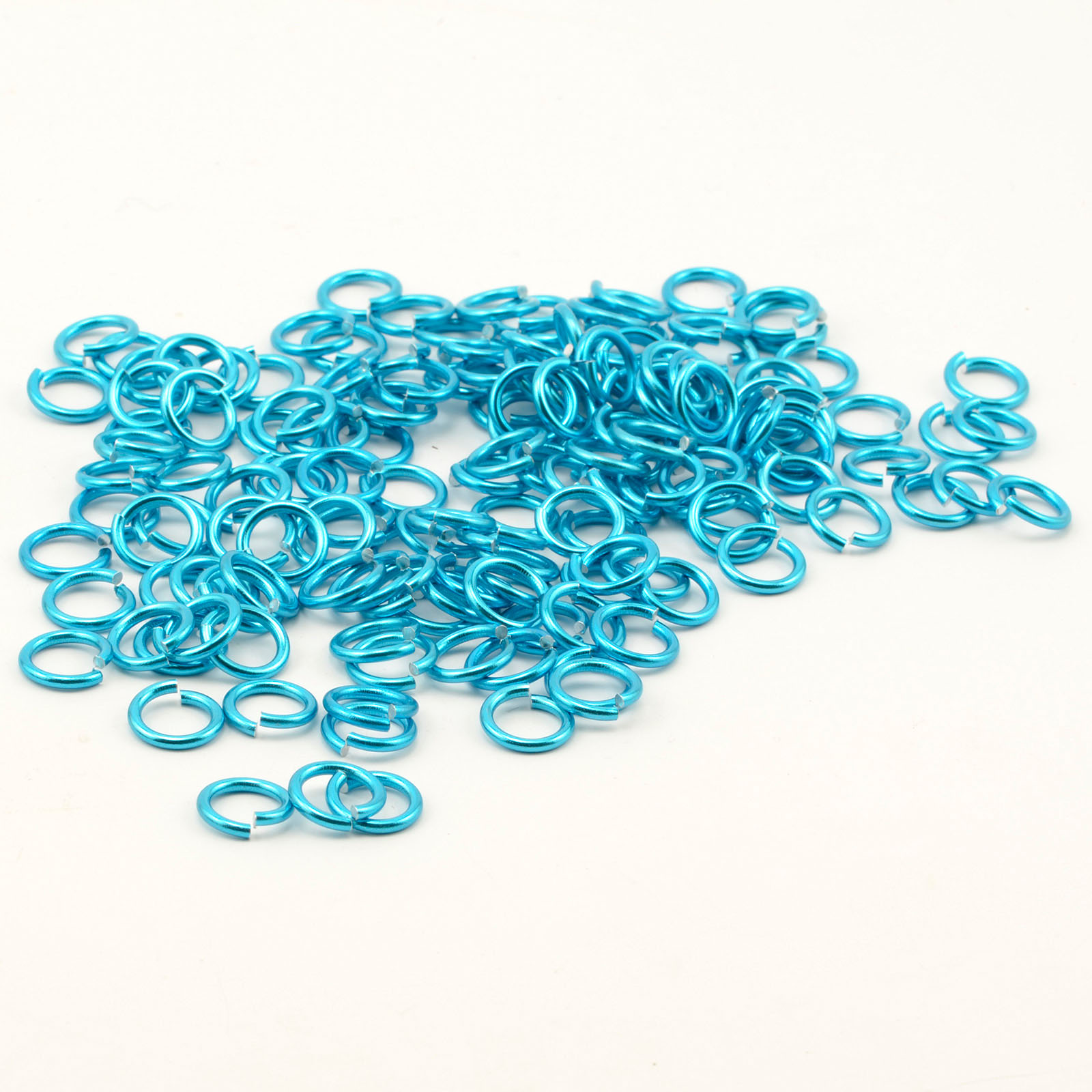 Vaessen Creative • Anillas de Salto de Aluminio 10mm 135pcs Turquoise