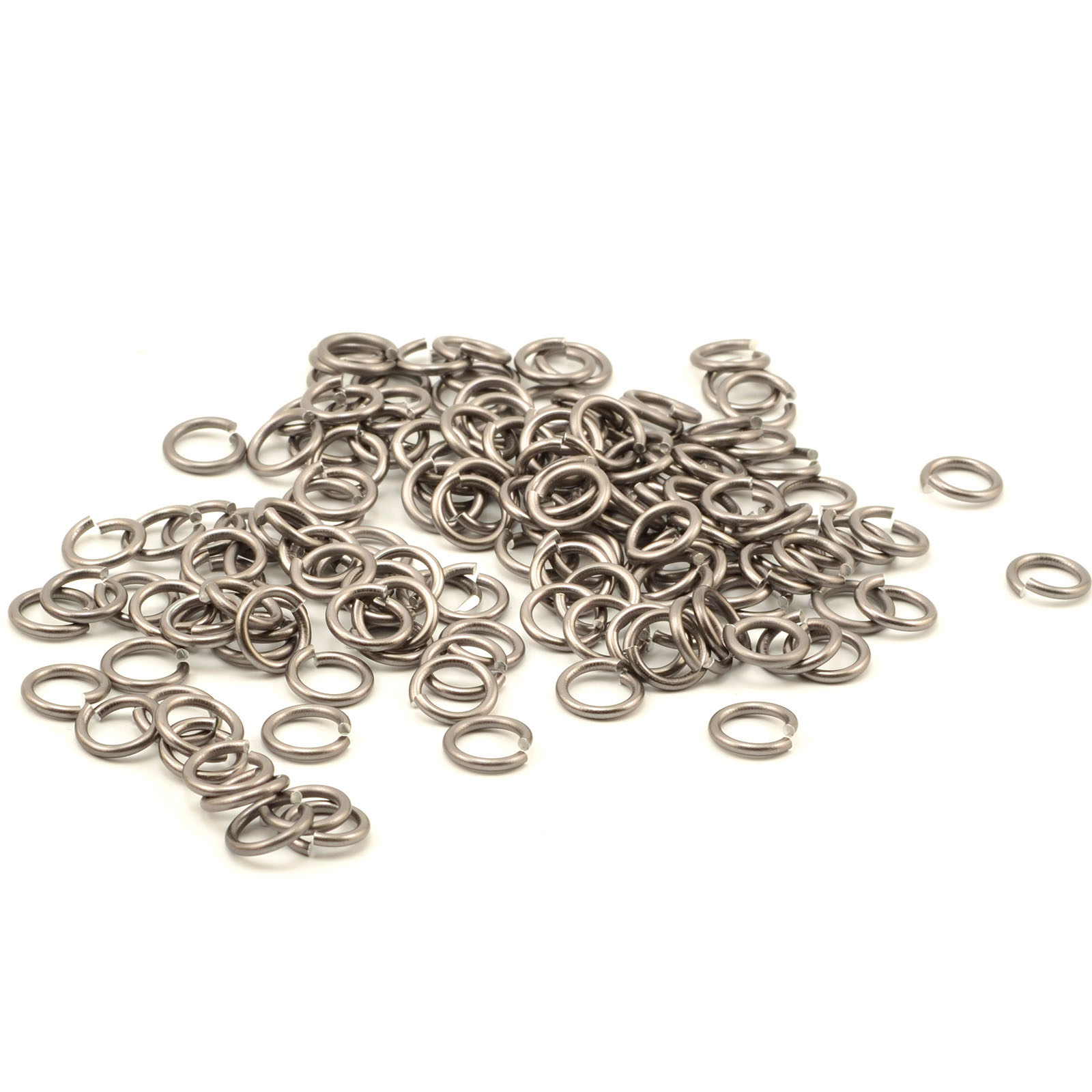 Vaessen Creative • Aluminium Springringen 10mm 135pcs Anthracite