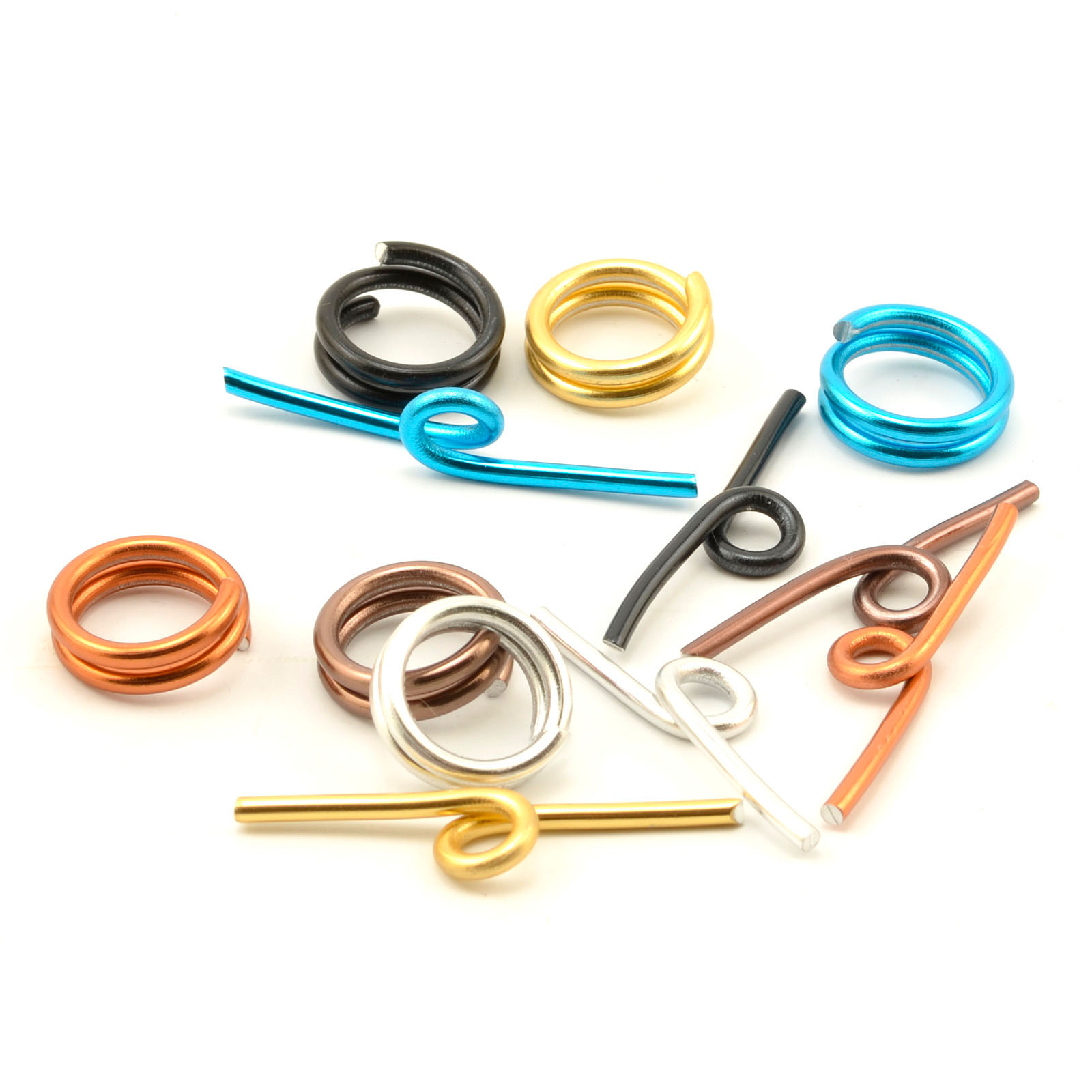 Vaessen Creative • Alu Deco toggle clasp 6pcs Multicolor