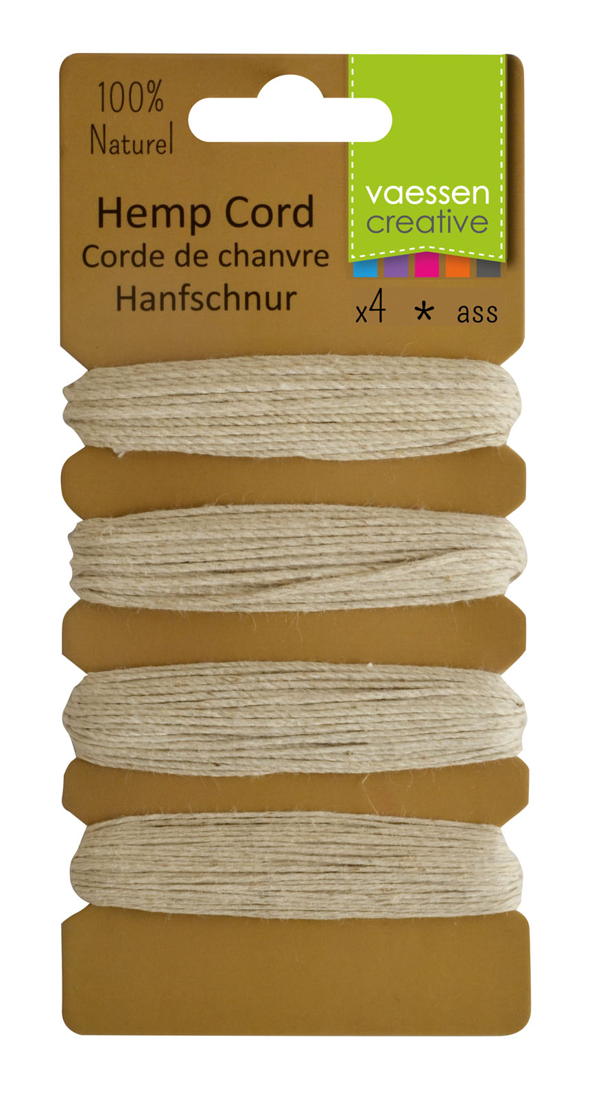 Vaessen Creative • Hanfseil Assortiment Ecru