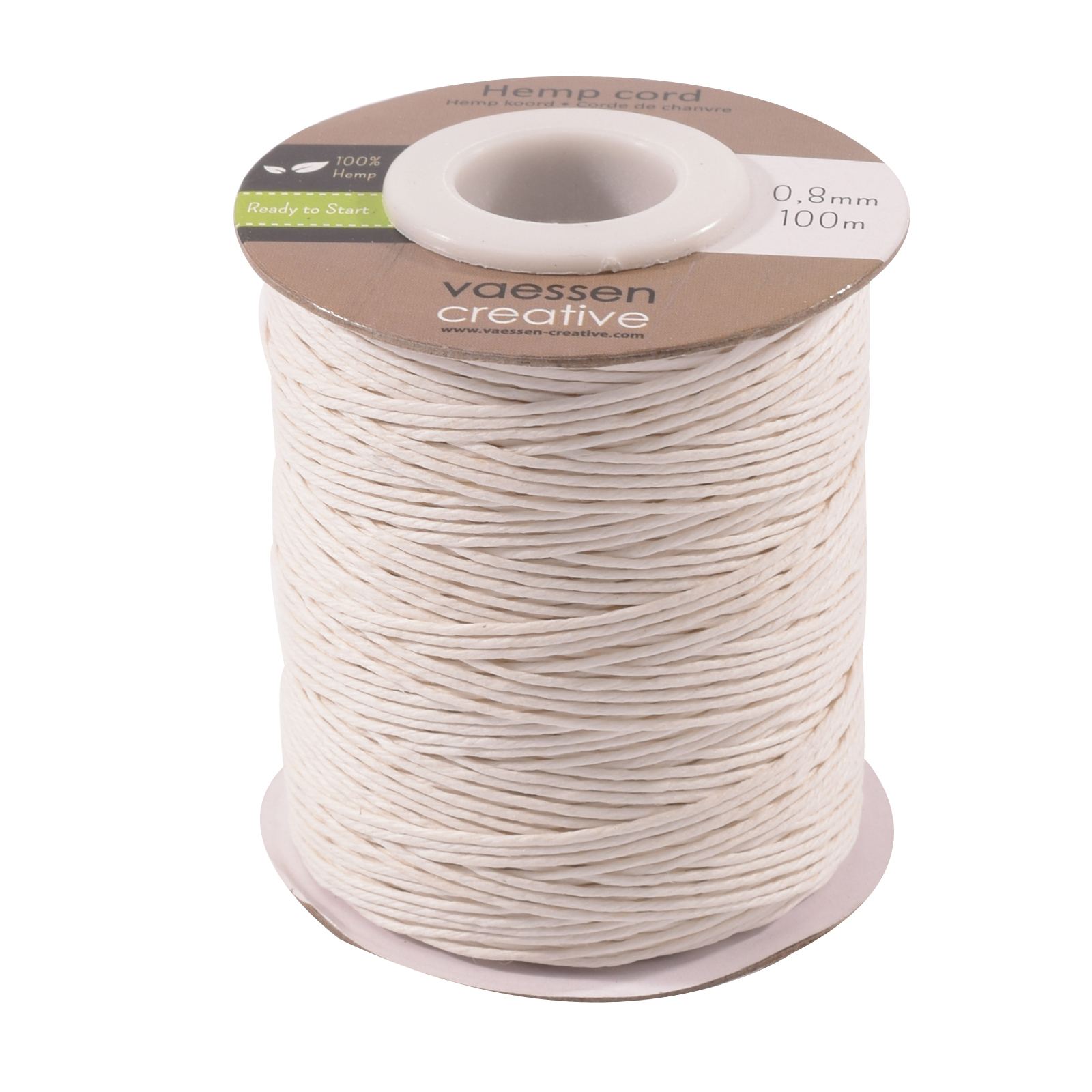 Vaessen Creative • Hanfseil White 0,8mmx100m