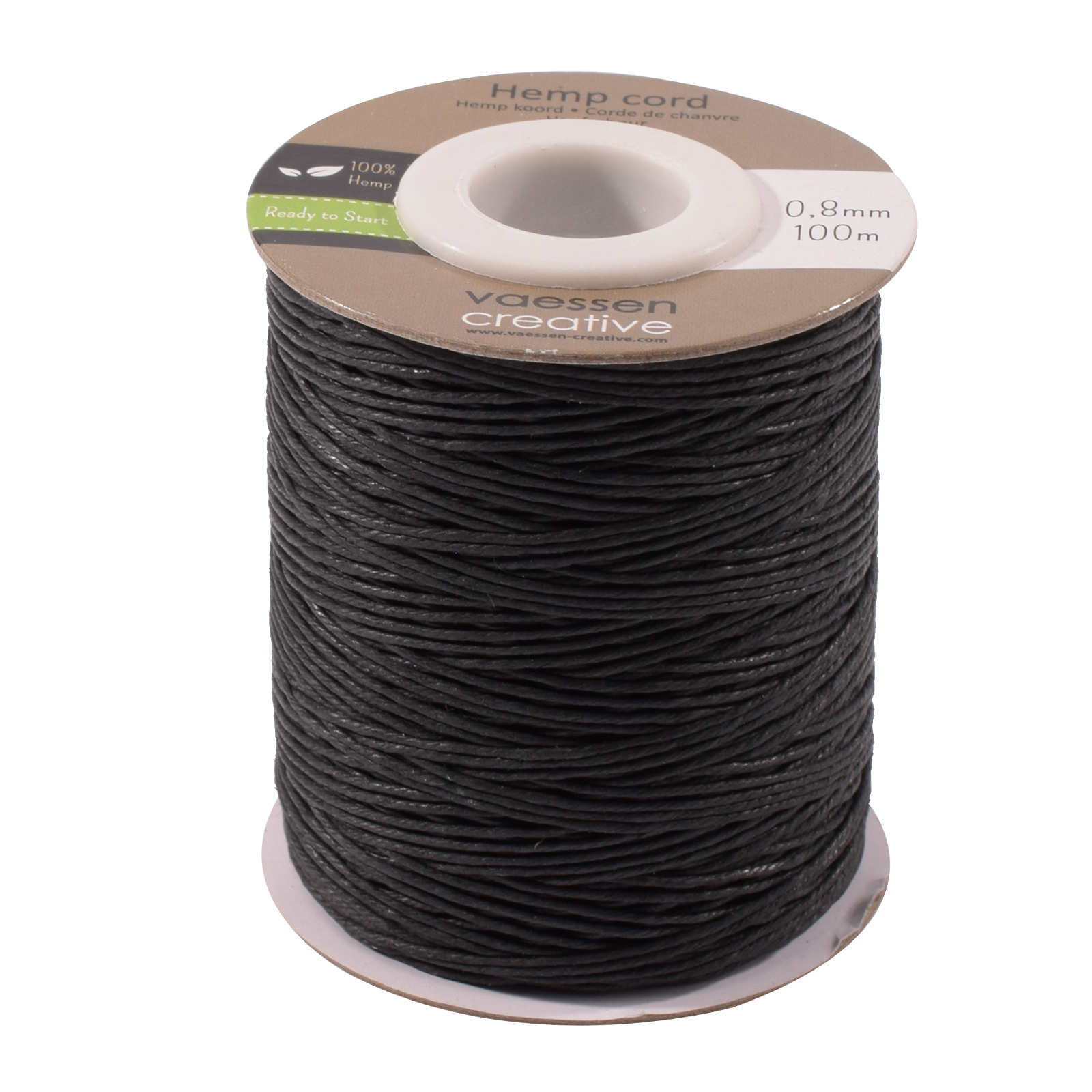 Vaessen Creative • Hanfseil Black 0,8mmx100m