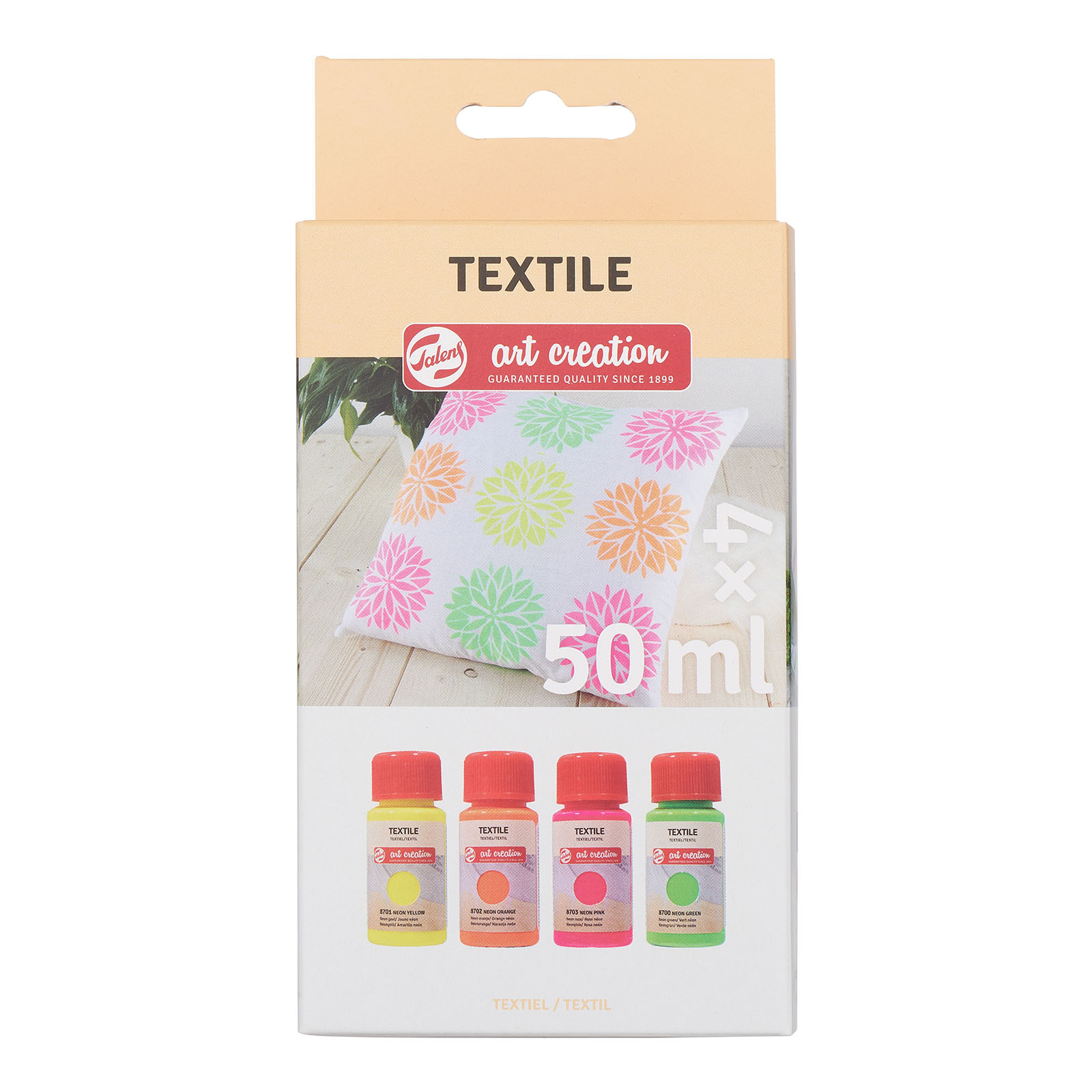 Talens Art Creation • Textiel Set 4X 50 ml Neon