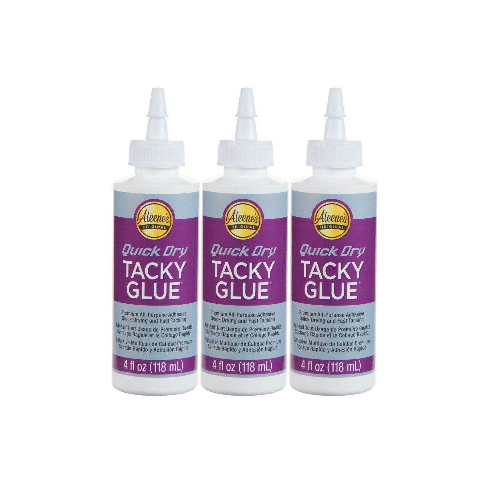 Aleene's • Quick dry tacky glue 118ml 3pcs