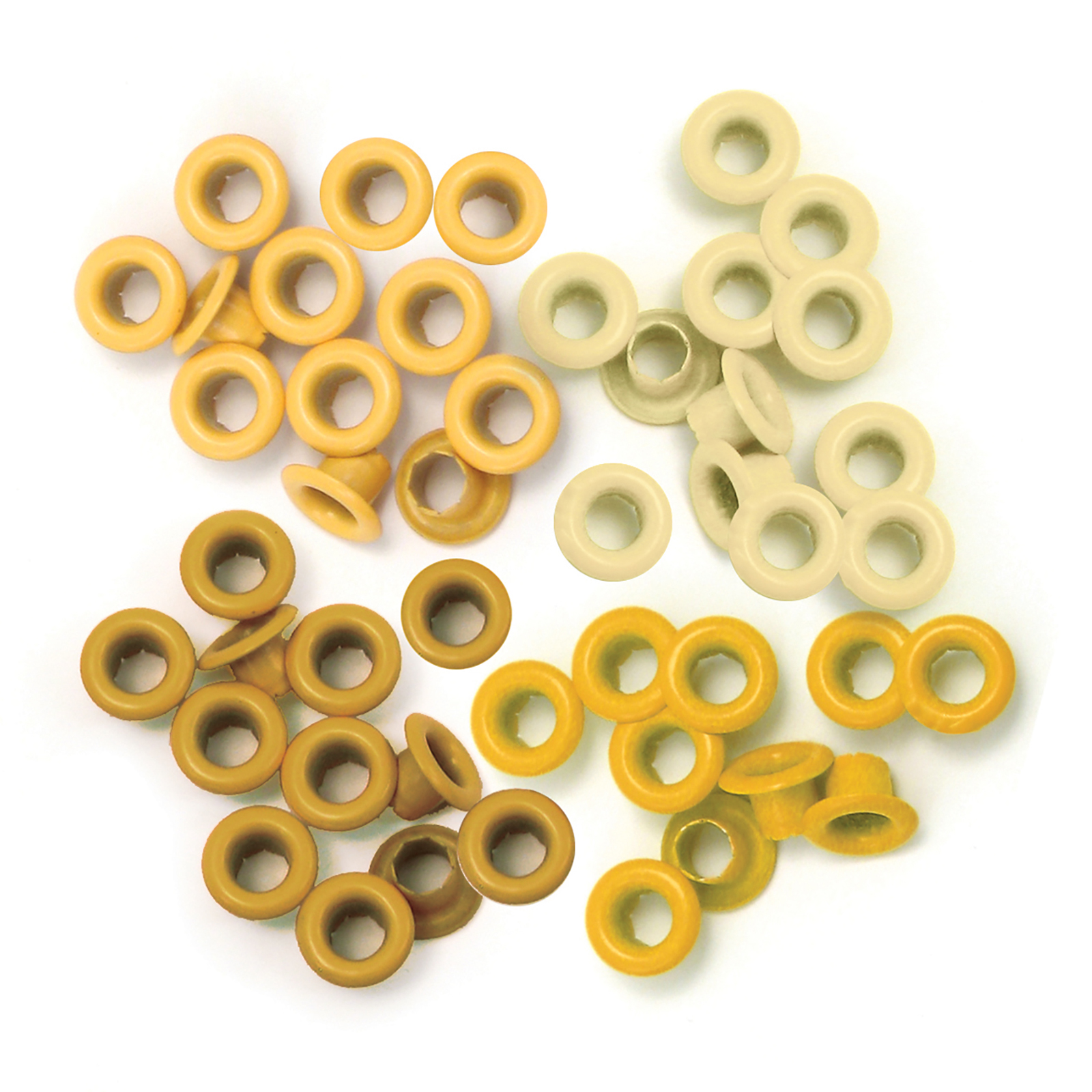 We R Makers • Eyelet & washer standard Yellow 60pcs