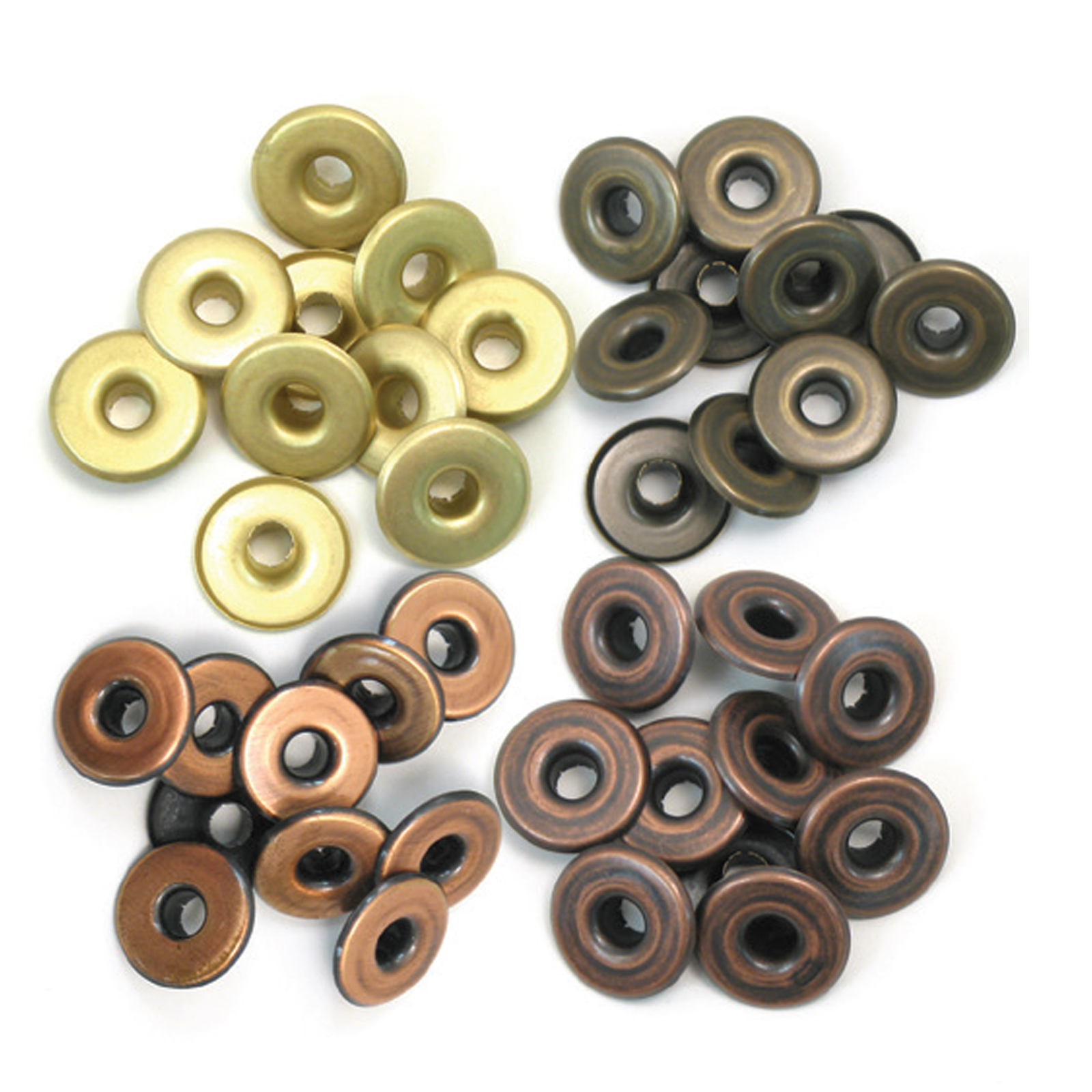 We R Makers • Wide eyelets 32pcs copper warm metal
