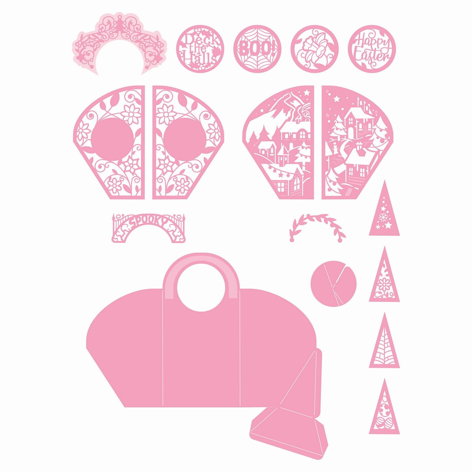 Tonic Studios • Dimensions die set Door hanger