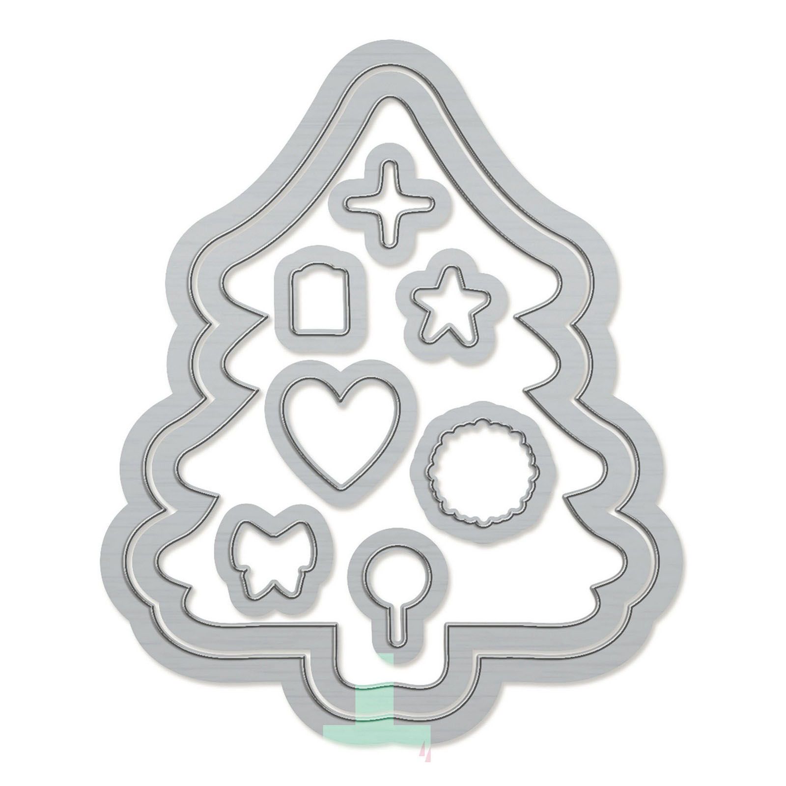 Tonic Studios • Die & Shaker Set Christmas Tree