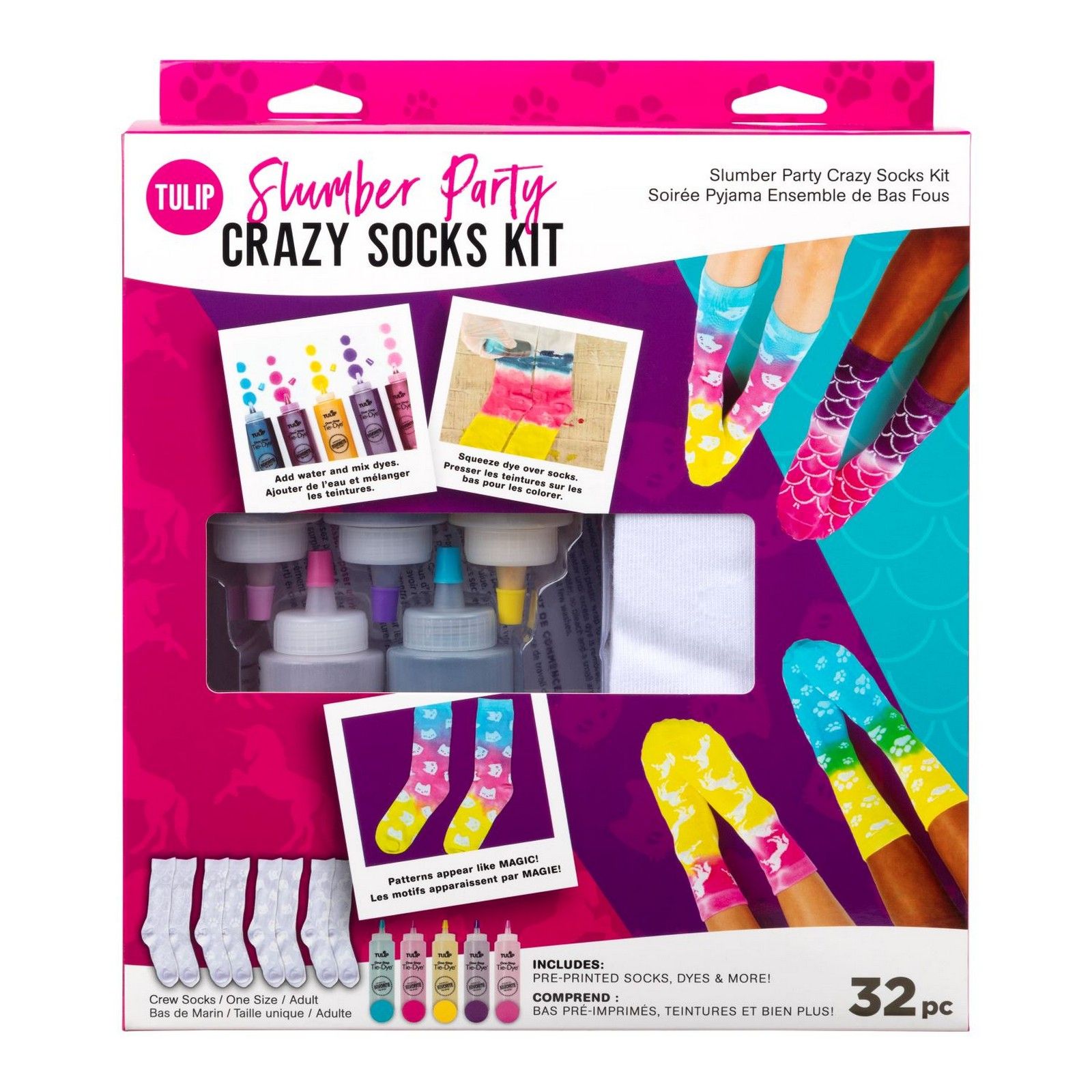 Tulip • Tie dye and sock kit adult socks  