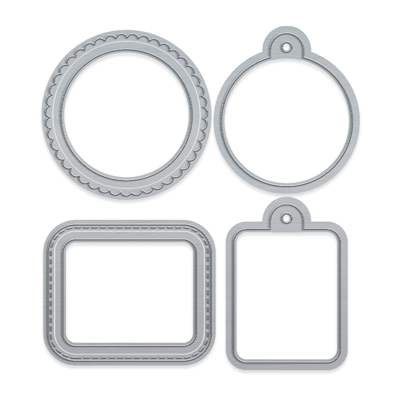 Tonic Studios • Essentials simply stamped die set Tags & Badges