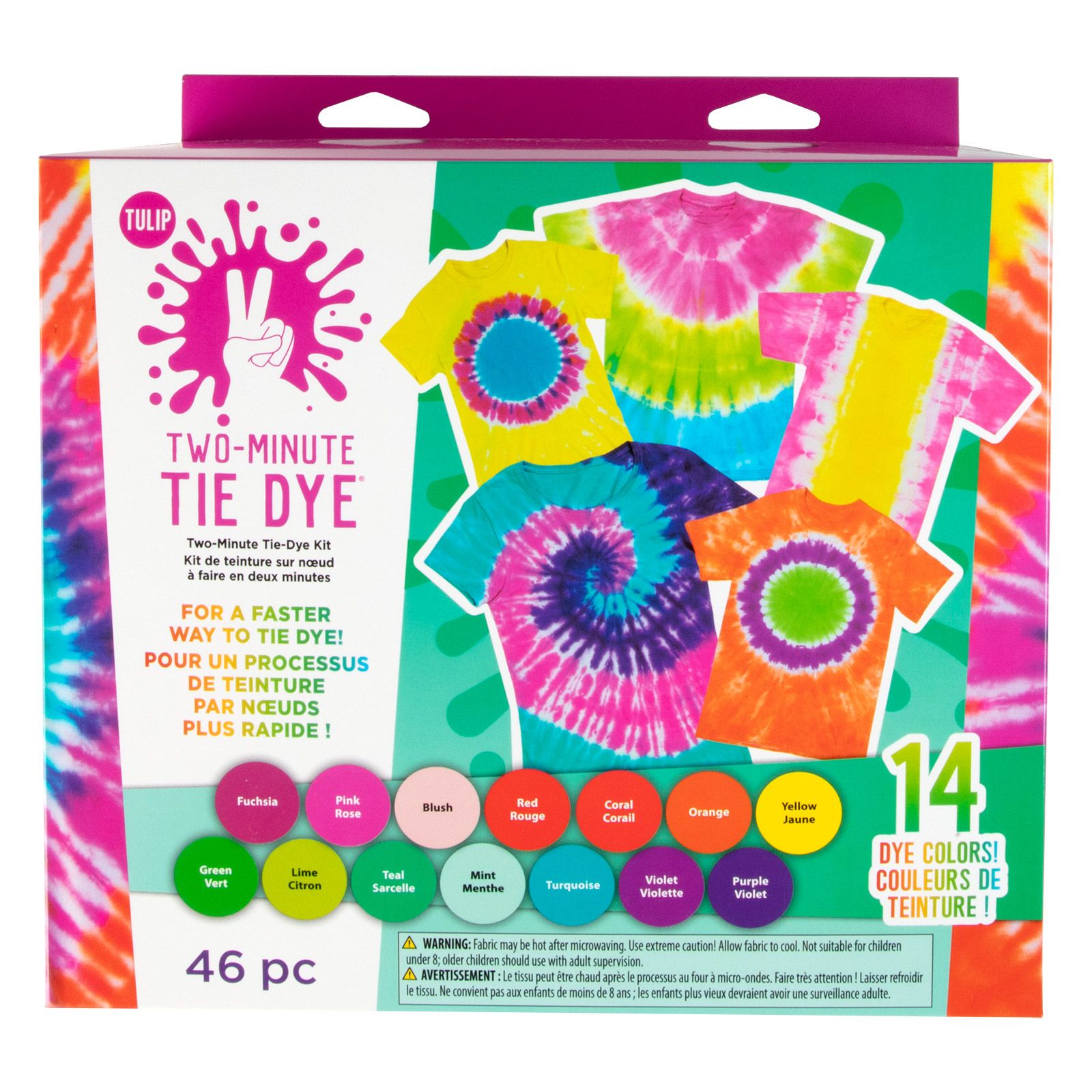 Tulip one-step tie dye • Two-minute tie dye extra large kit 46pcs