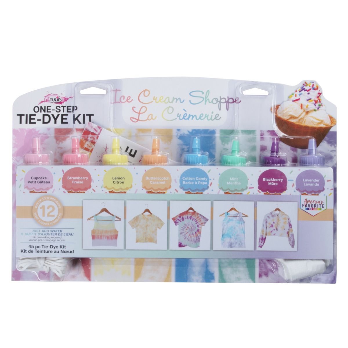 Tulip • Tie-dye Kit Ice Cream Shoppe 8 Kleuren
