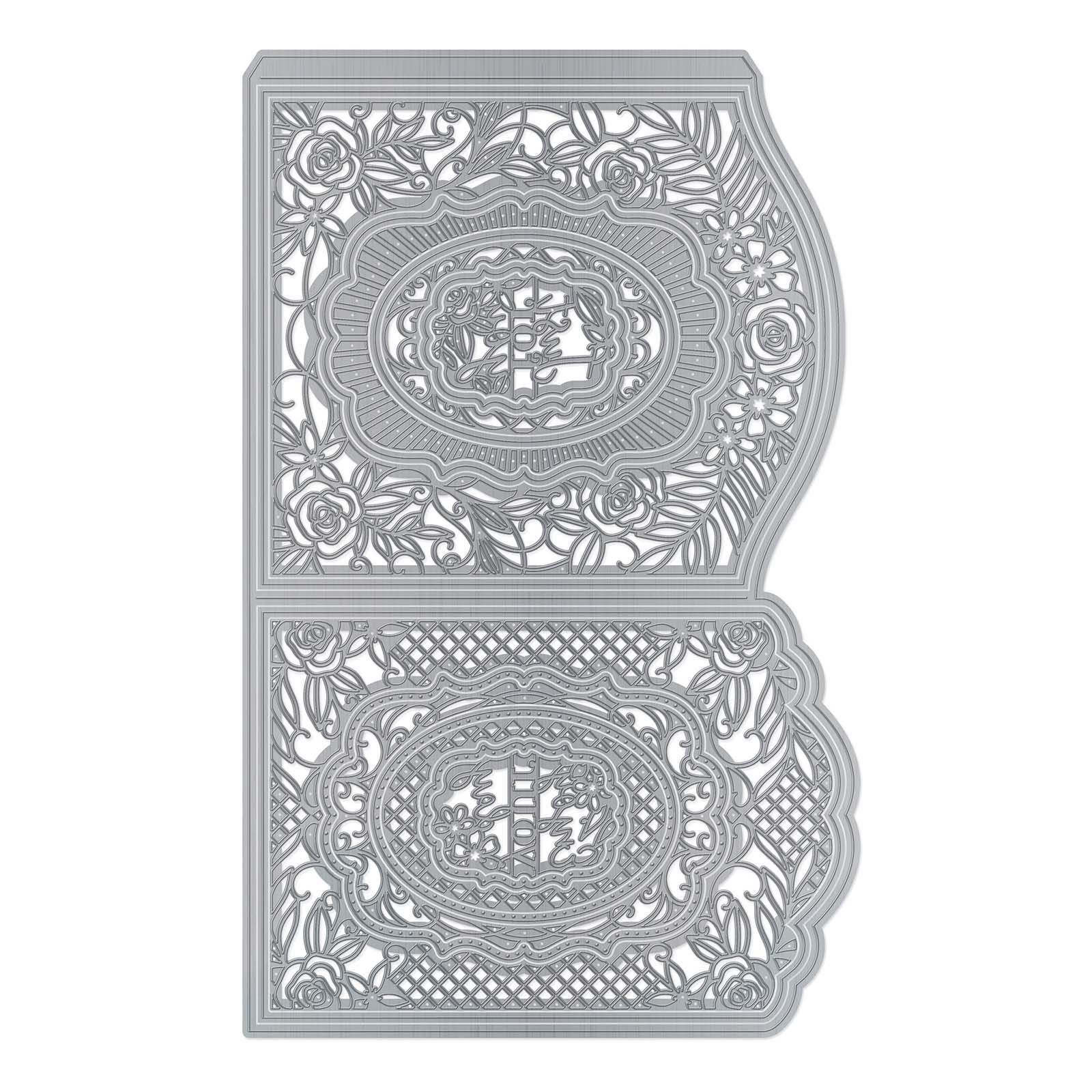 Tonic Studios • Dimensions dome card die set Garden trellis