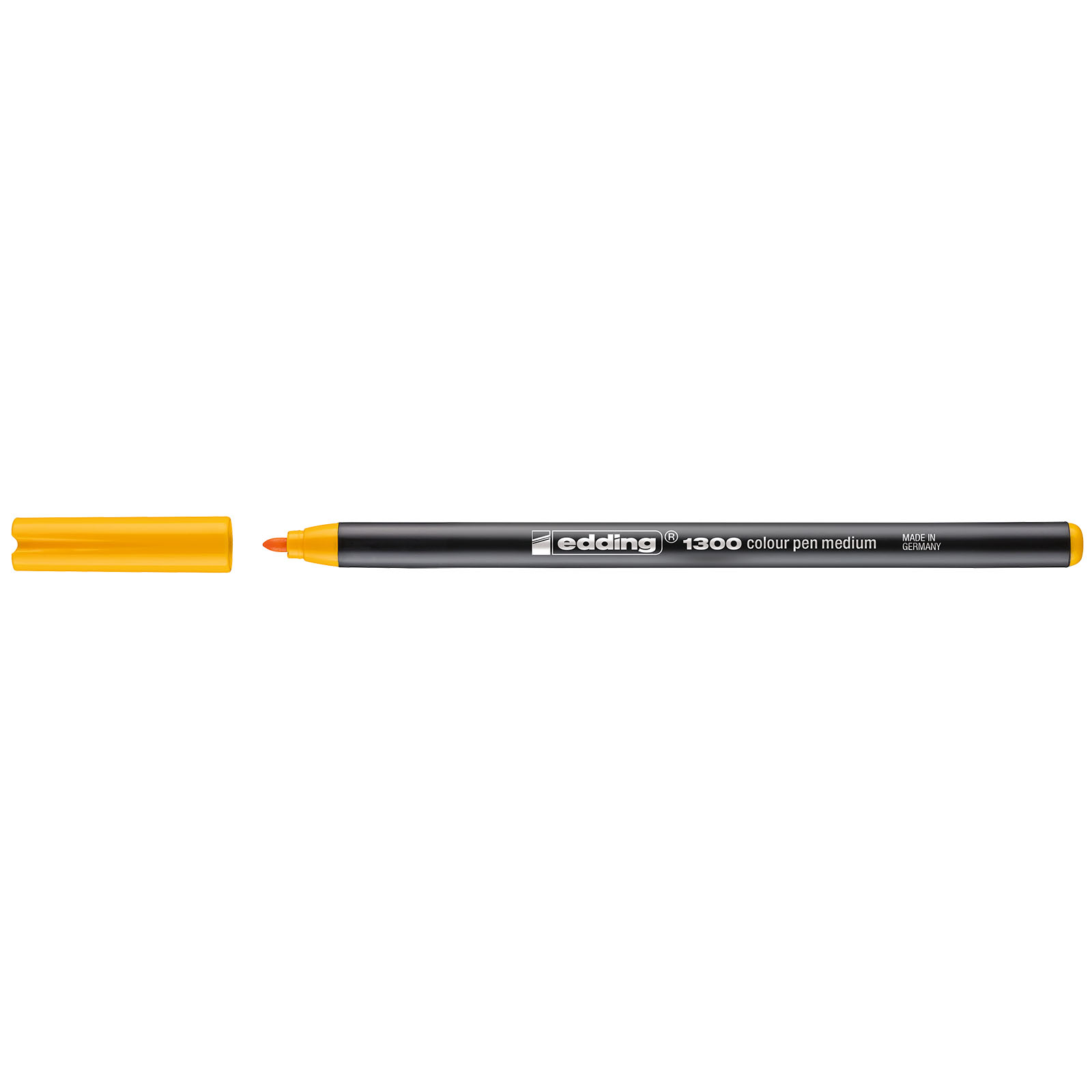 Edding 1300 • Rotulador de color de trazo medio Amarillo brillante