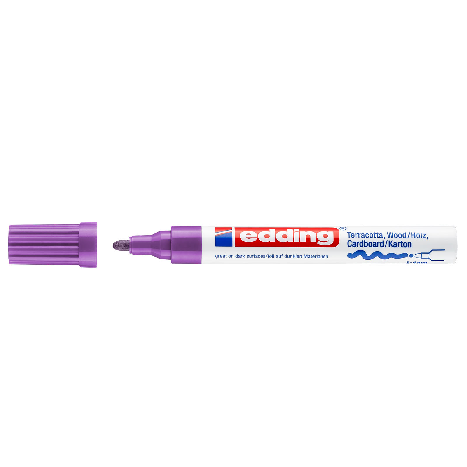 grens hartstochtelijk Arbitrage Edding 4000 • Matt paint marker 2-4mm Violet