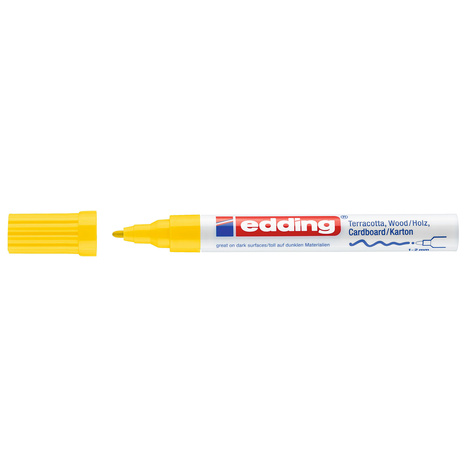Edding 4040 • Marqueur peinture à encre mate 1-2mm Jaune