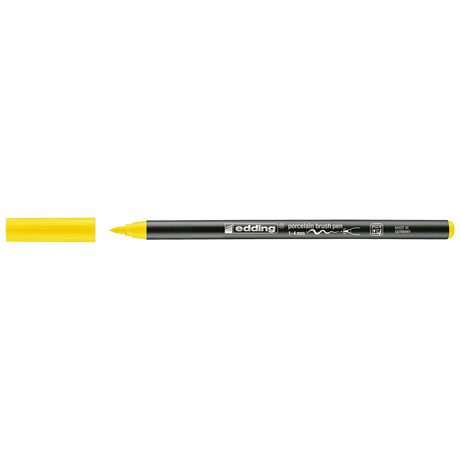 Edding 4200 • Porcelain brush pen 1-4mm Yellow
