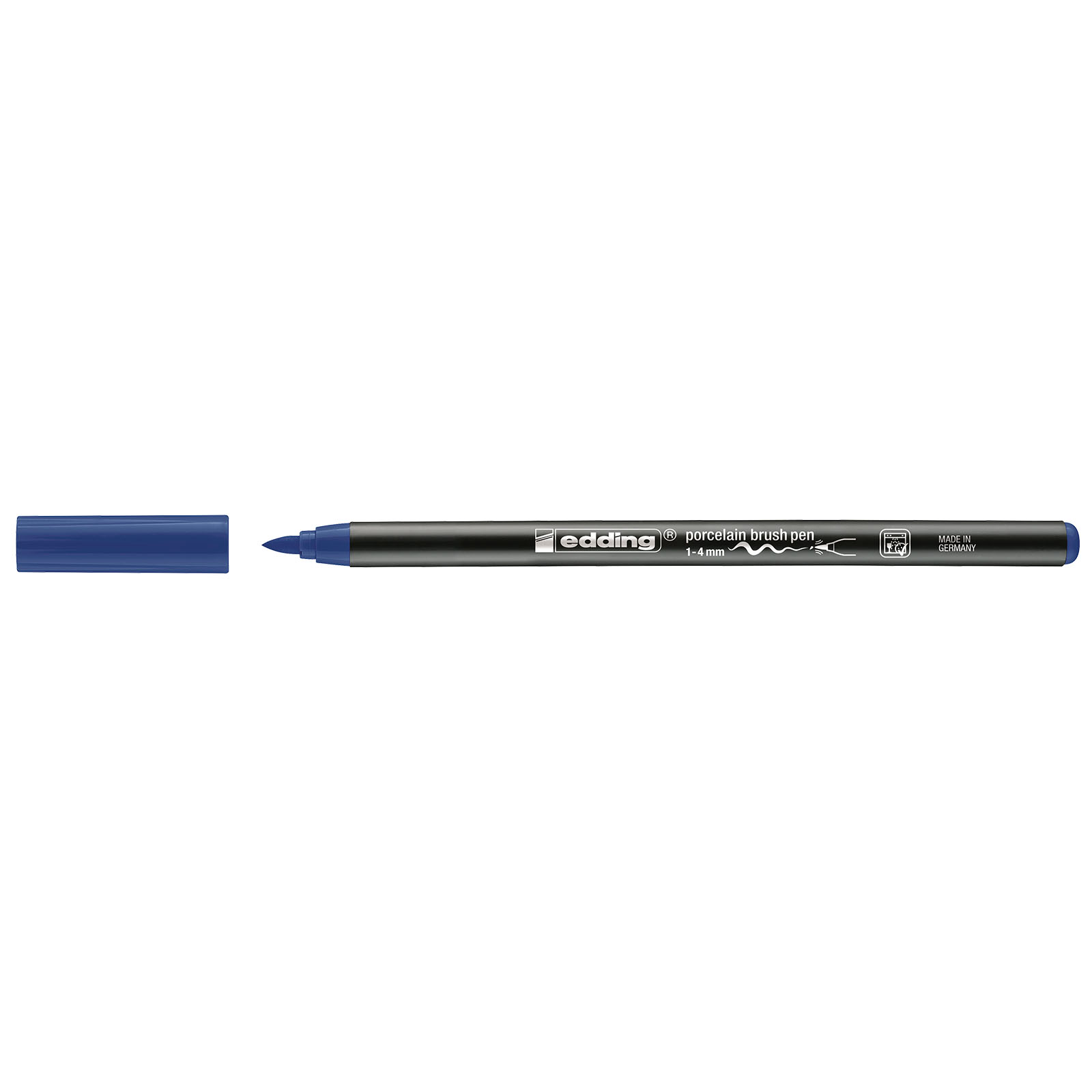 Edding 4200 • Porcelain brush pen 1-4mm Steel blue