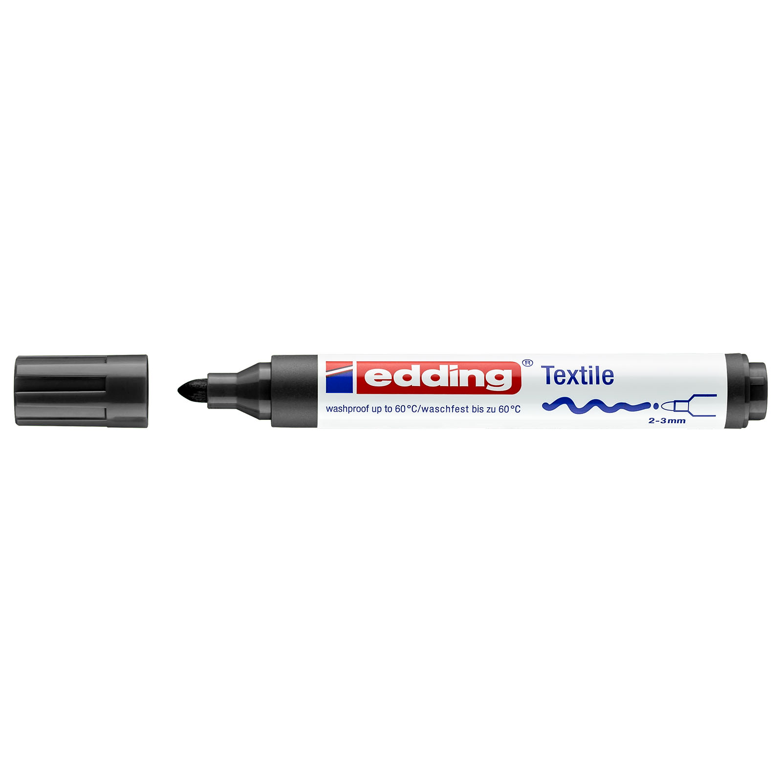 Edding 4500 • Textile pen 2-3mm Black