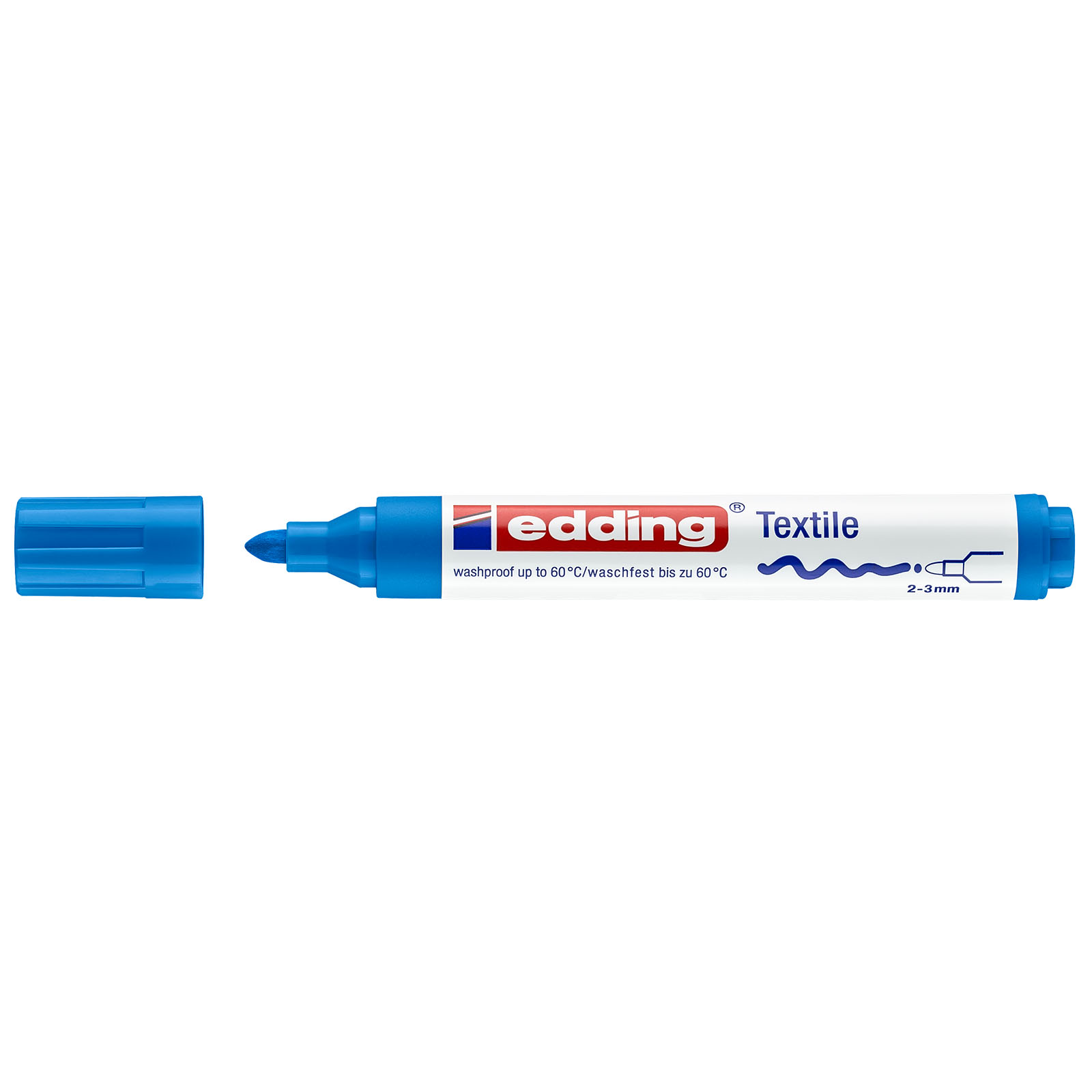 Edding 4500 • Textile pen 2-3mm Light blue