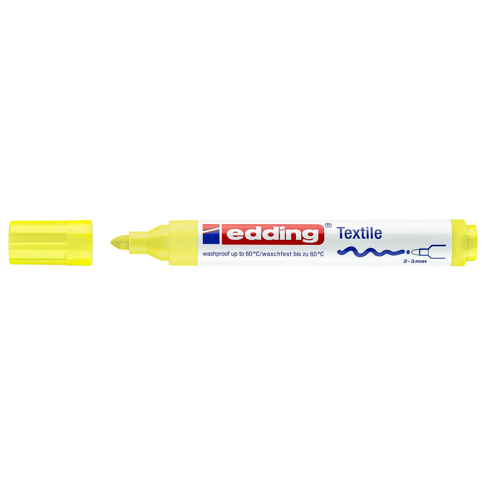 Edding 4500 • Textile pen 2-3mm Neon Yellow