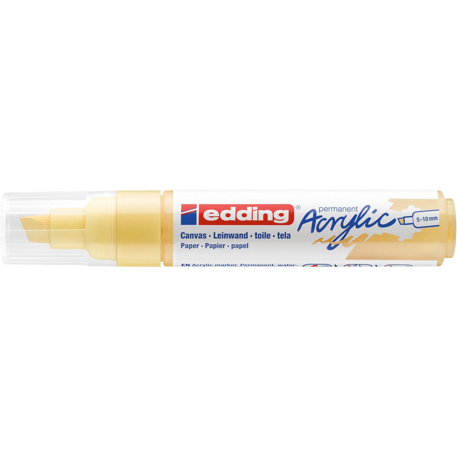 Edding 5000 • Acrylic marker broad Pastel yellow