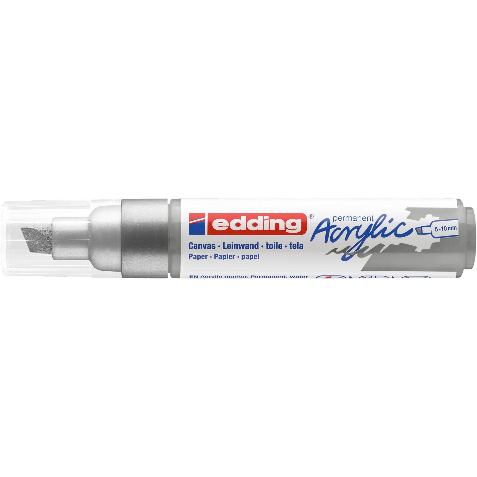 Edding 5000 • Acrylic marker broad Silver