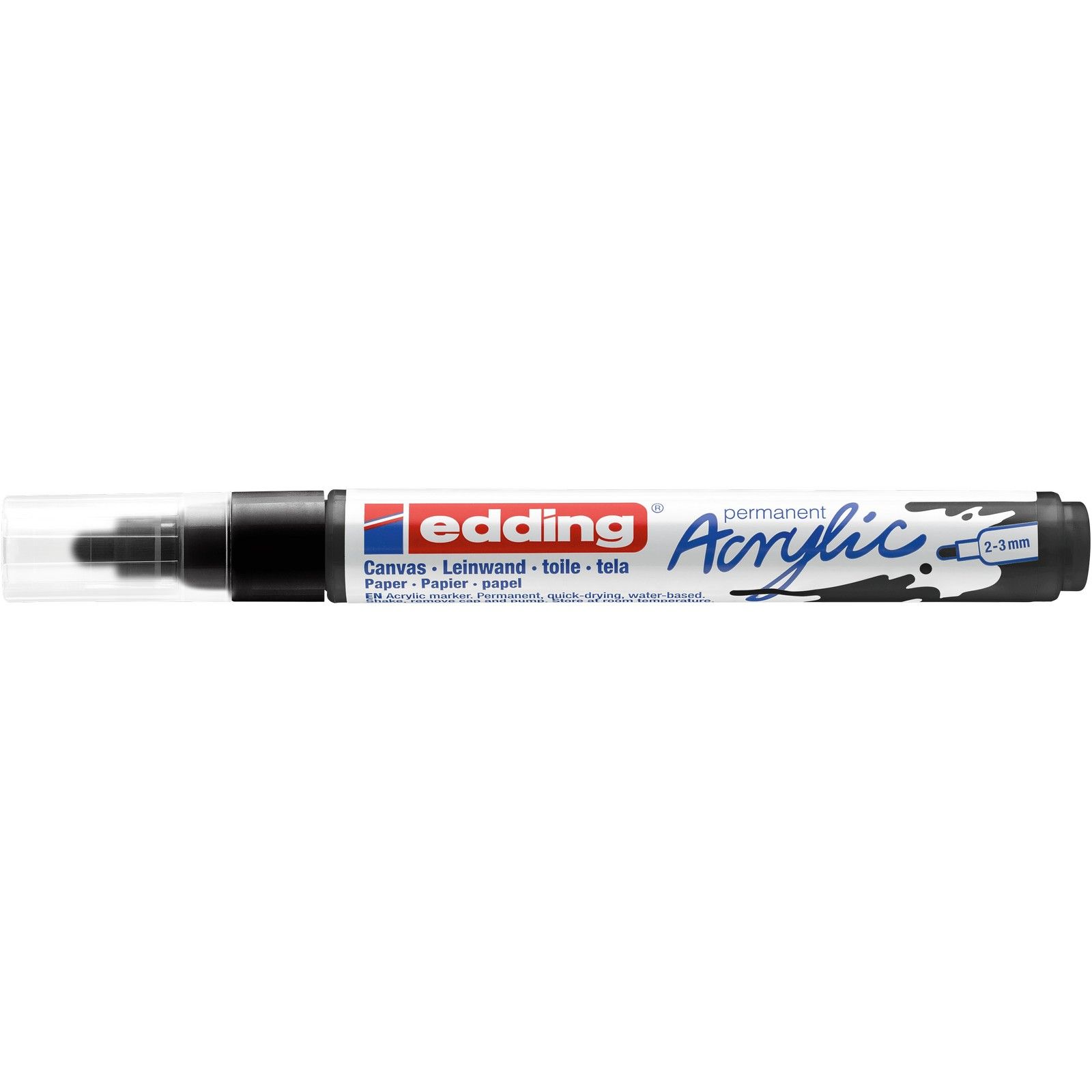 Edding 5000 • Acrylic marker medium Black