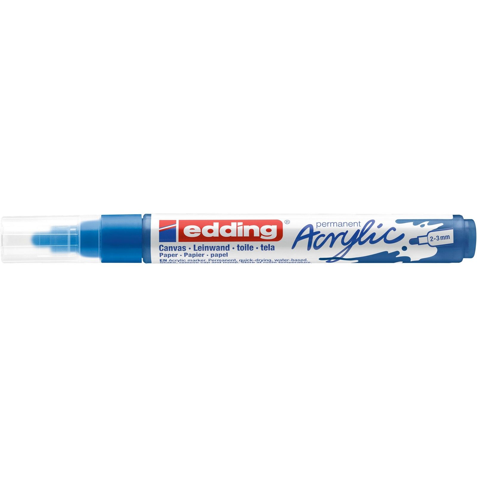 Edding 5000 • Acrylic marker medium Gentian blue