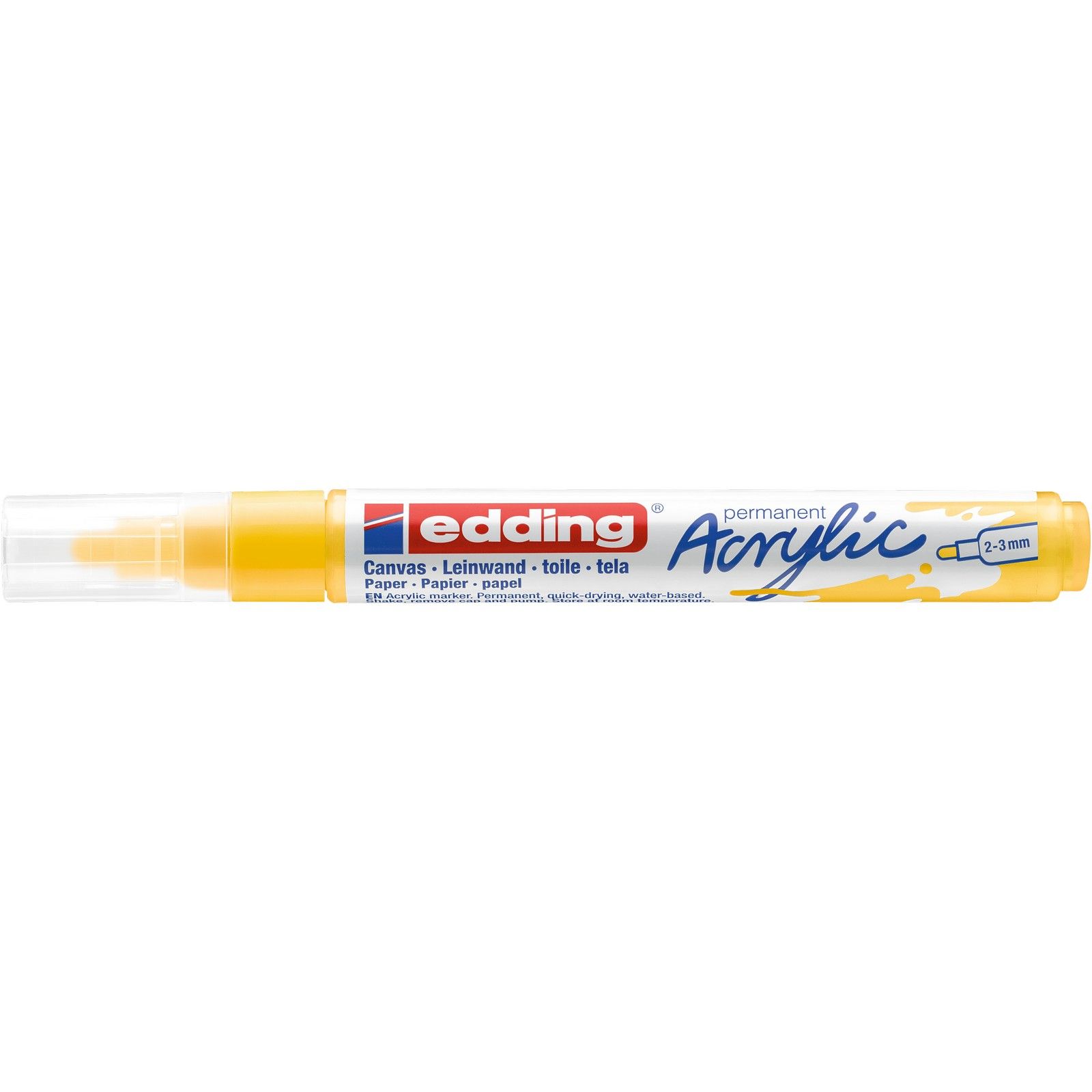 Edding 5000 • Acrylic marker medium Traffic yellow