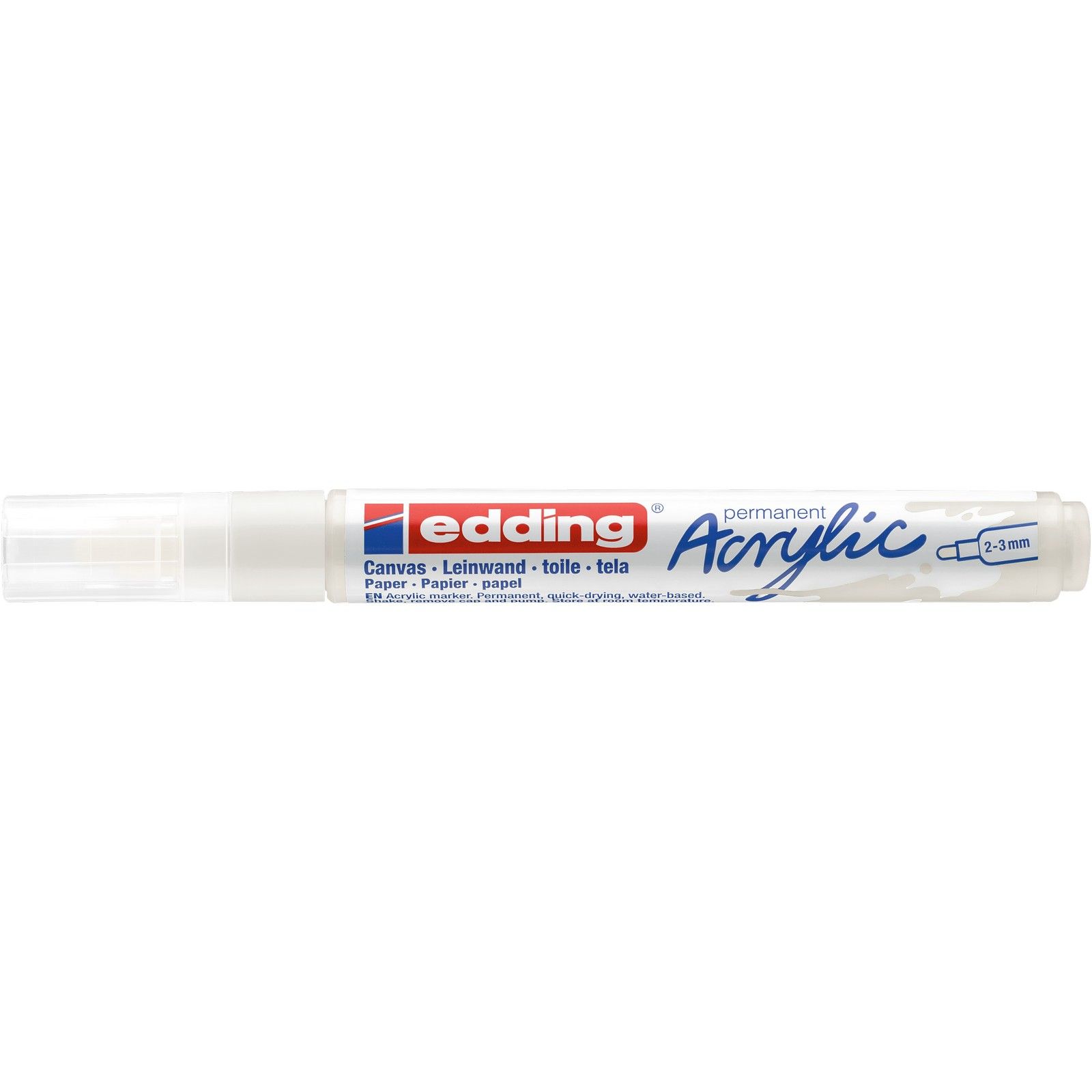 Edding 5000 • Acrylic marker medium Traffic white