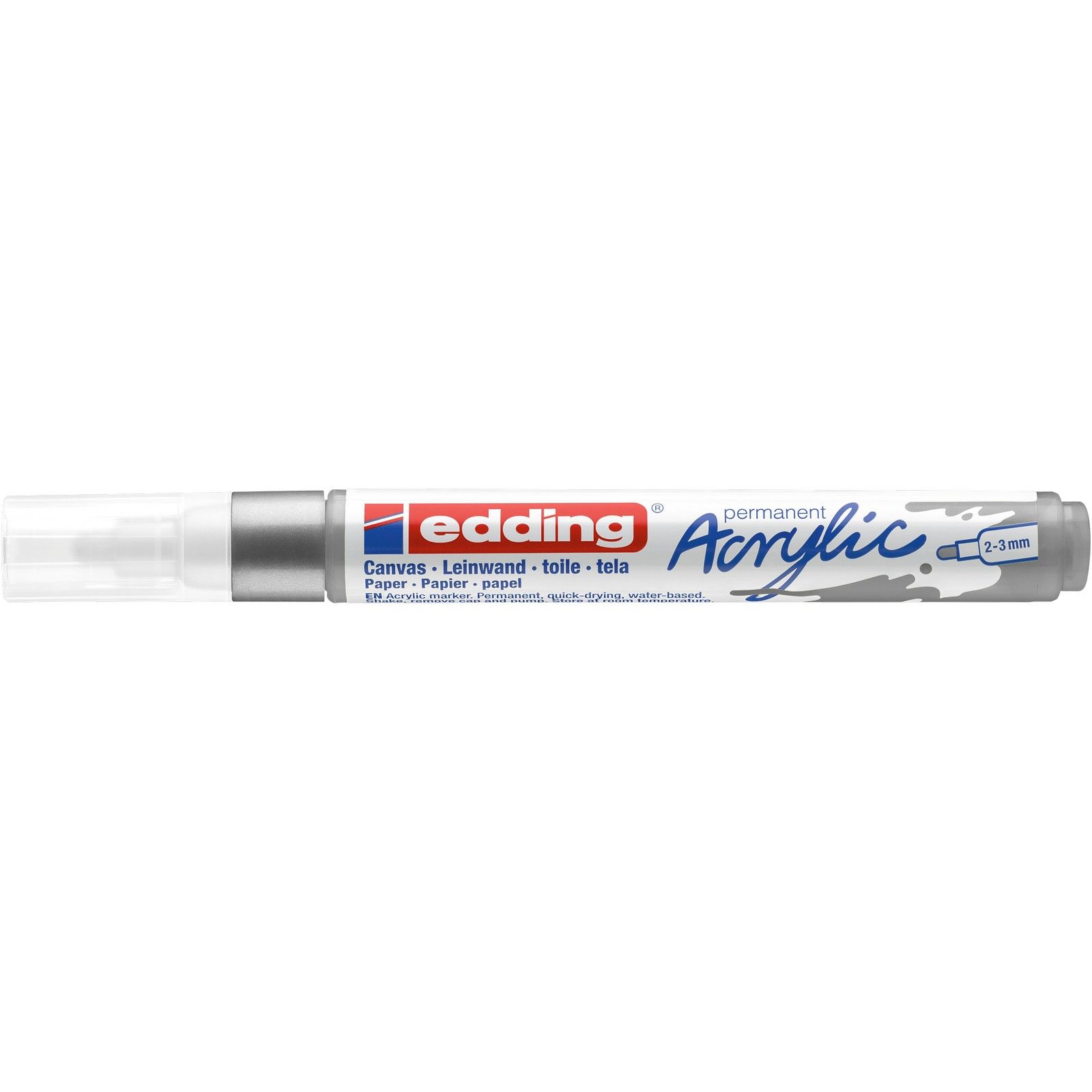 Edding 5000 • Acrylic marker medium Silver