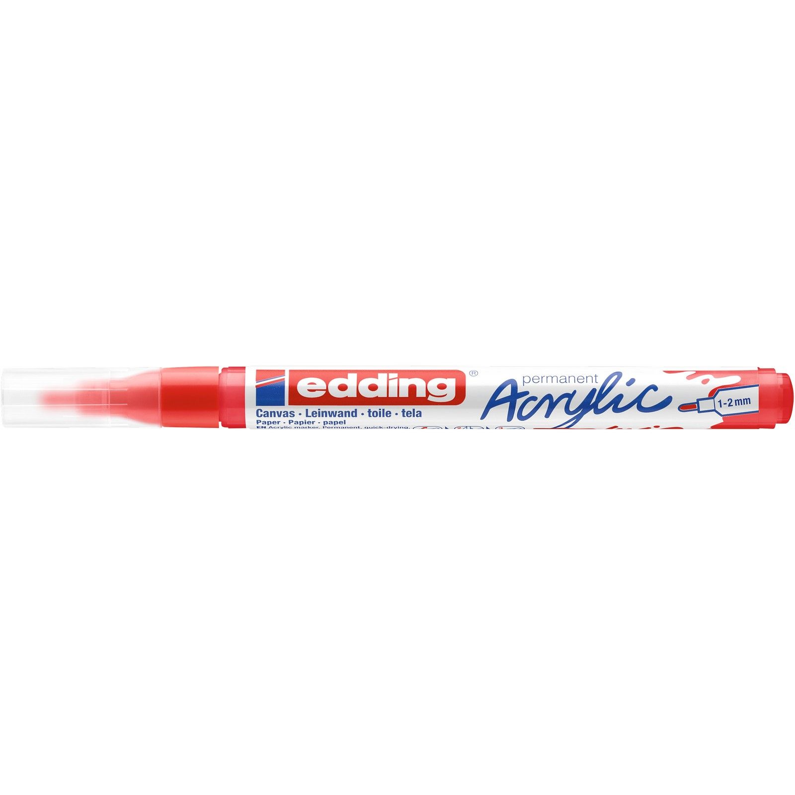 Edding 5000 • Acrylic marker fine Verkeersrood