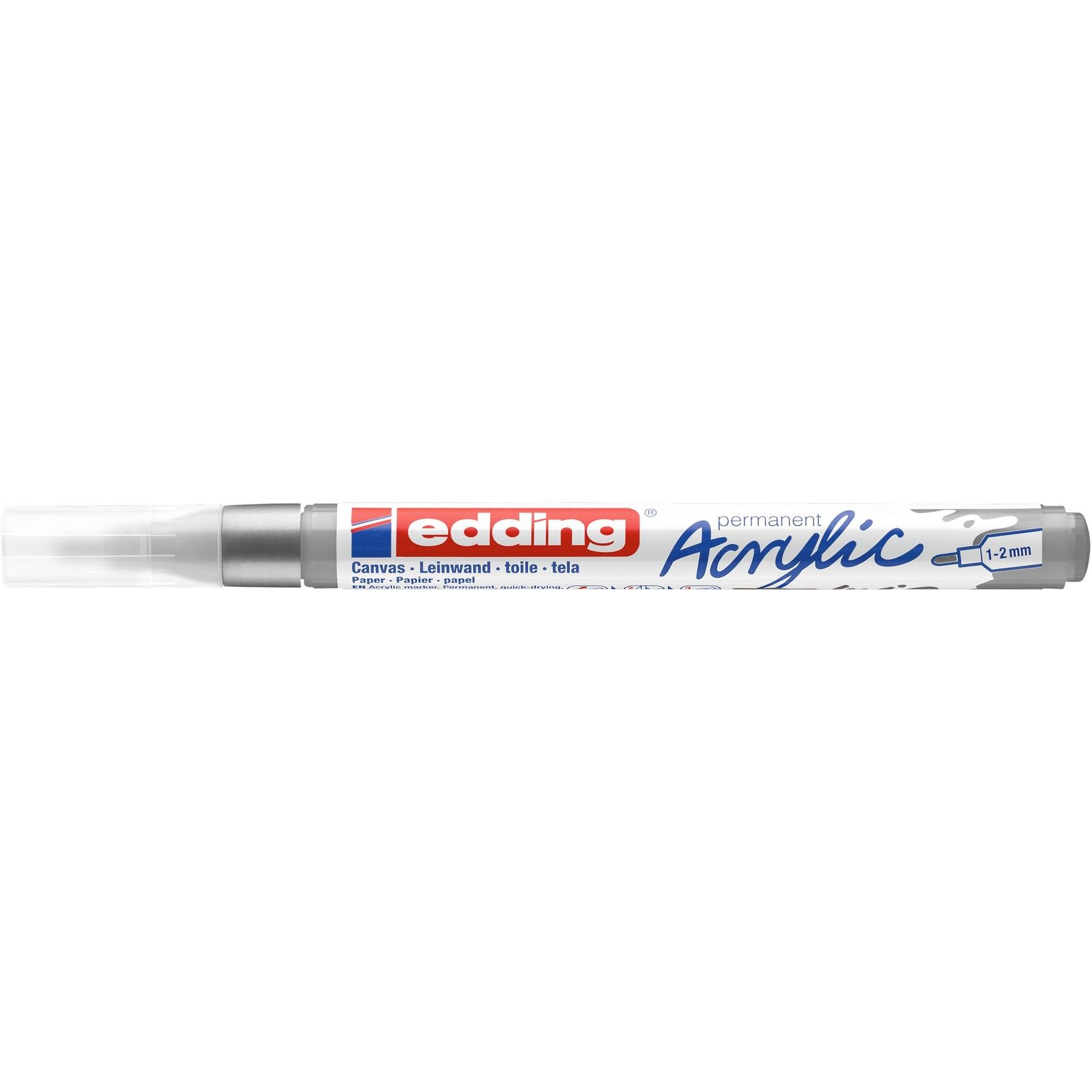 Edding 5000 • Acrylic marker fine Silver